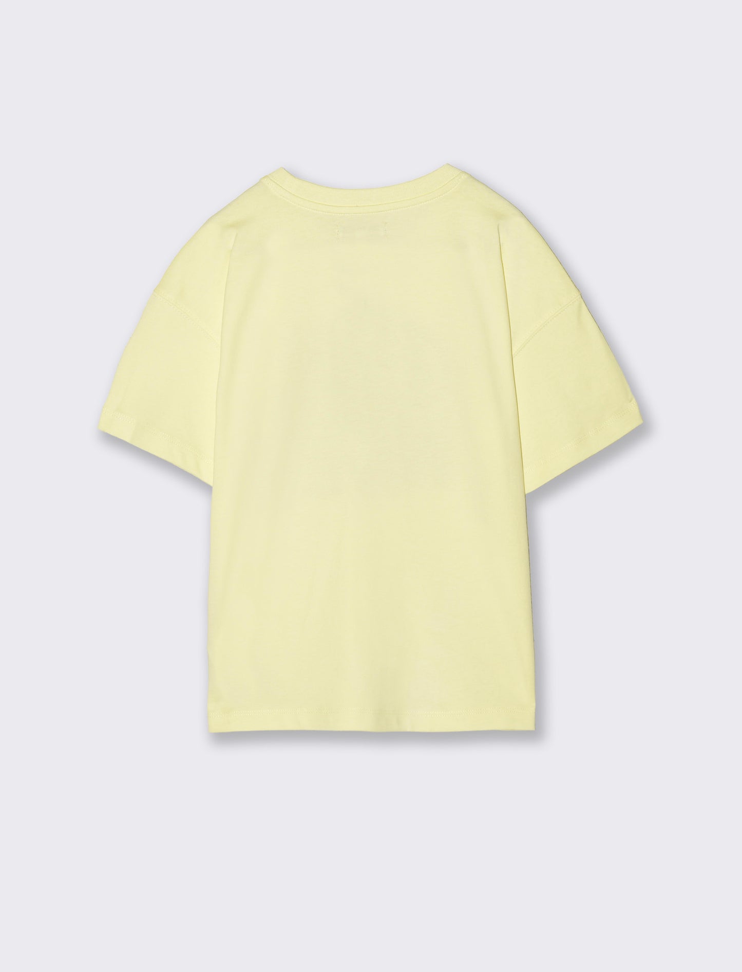 T-shirt Loose mezza manica estiva - Giallo