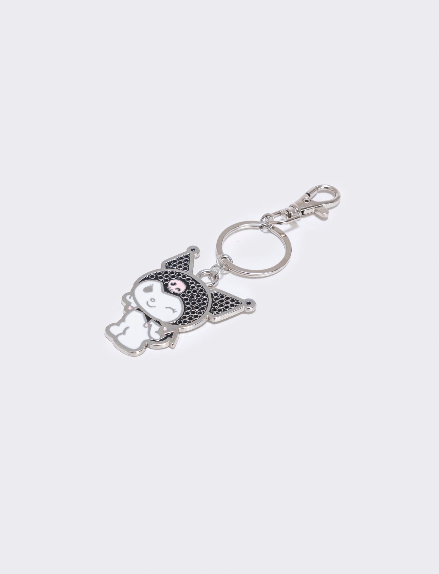 Portachiavi in metallo licenze - Nero