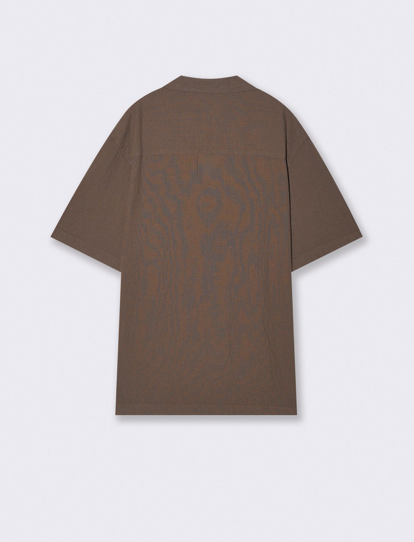Short sleeve jacquard polo with mesh effect - Grey