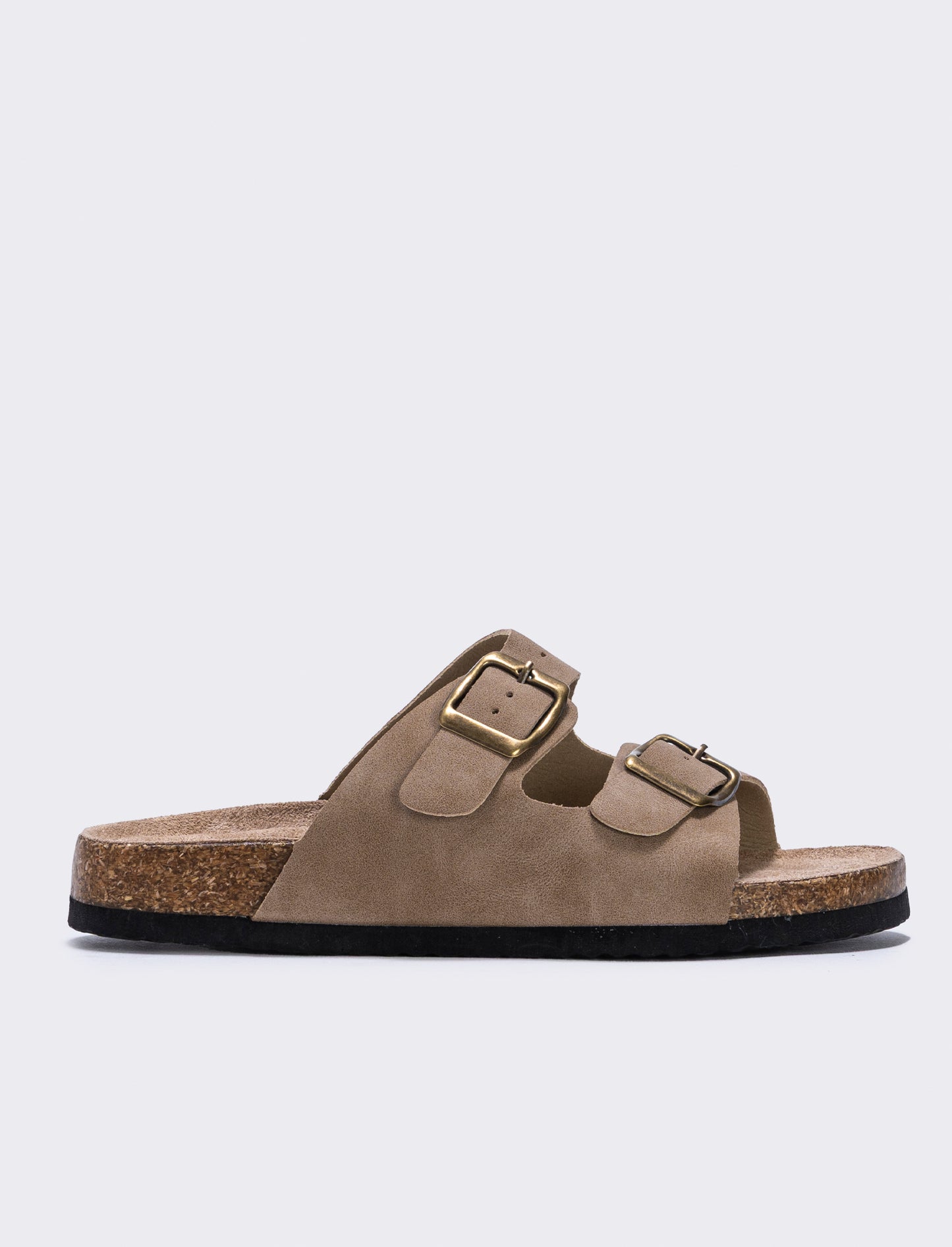 Sandalo da bambino con fibbie regolabili - Grigio tortora