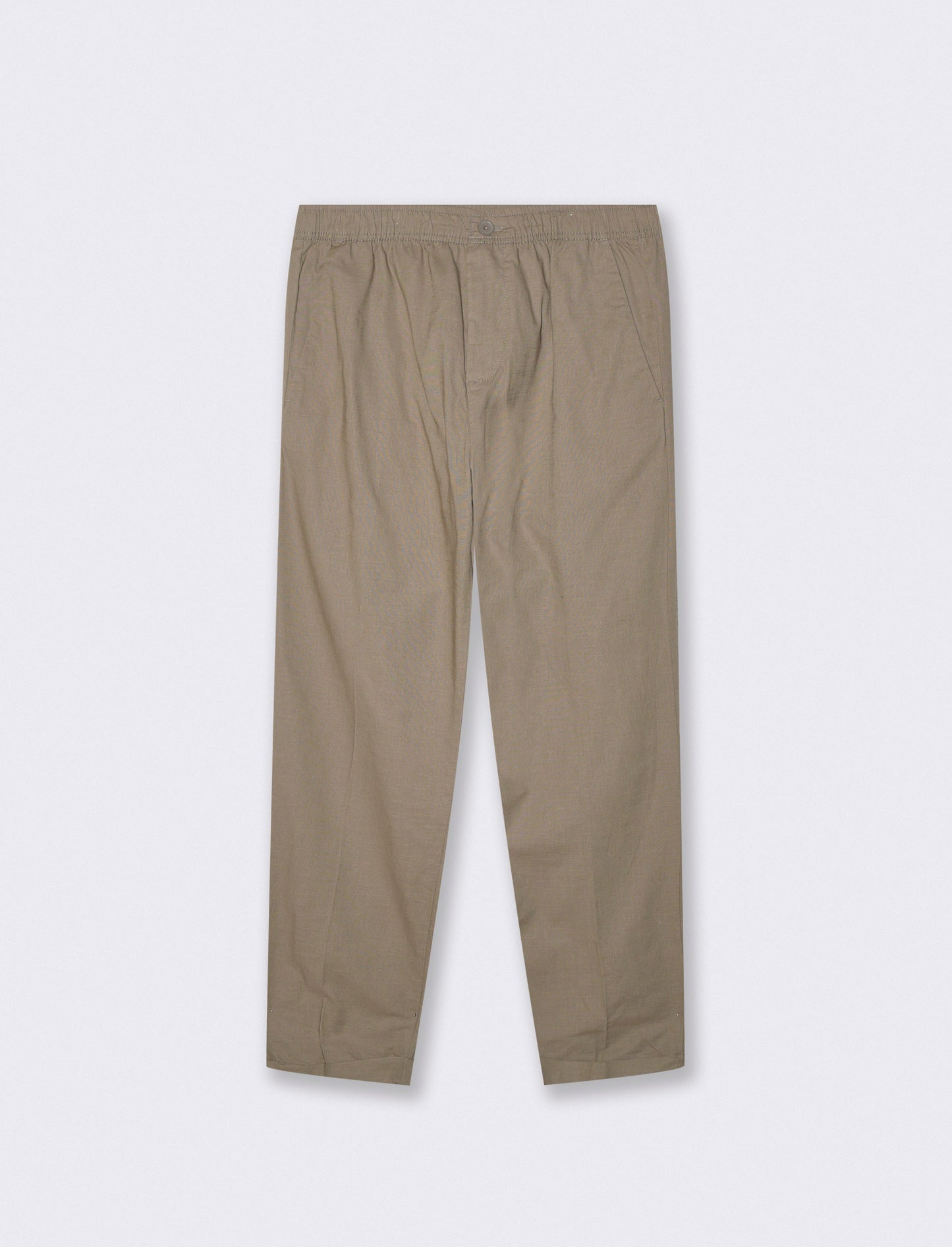 Cotton Jogger Pants with Pockets - Green