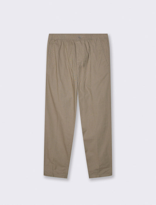 Pantaloni Jogger in Cotone Con Tasche - Verde kaki