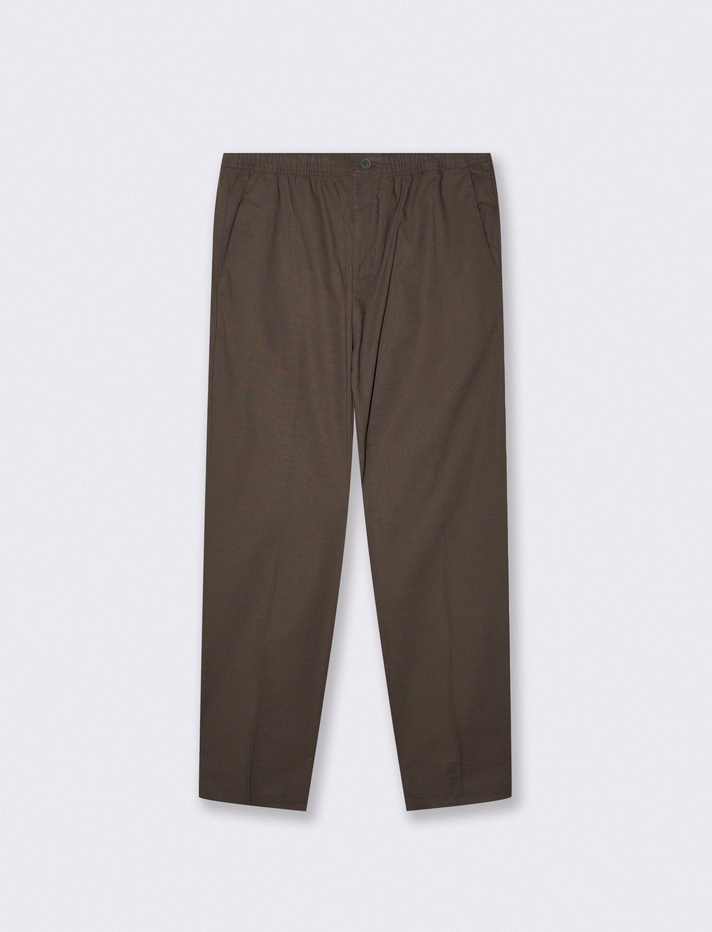 Pantaloni Jogger in Cotone Con Tasche - Moro
