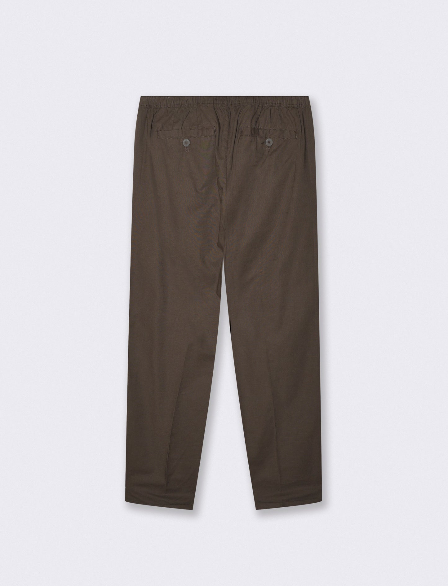 Pantaloni Jogger in Cotone Con Tasche - Moro