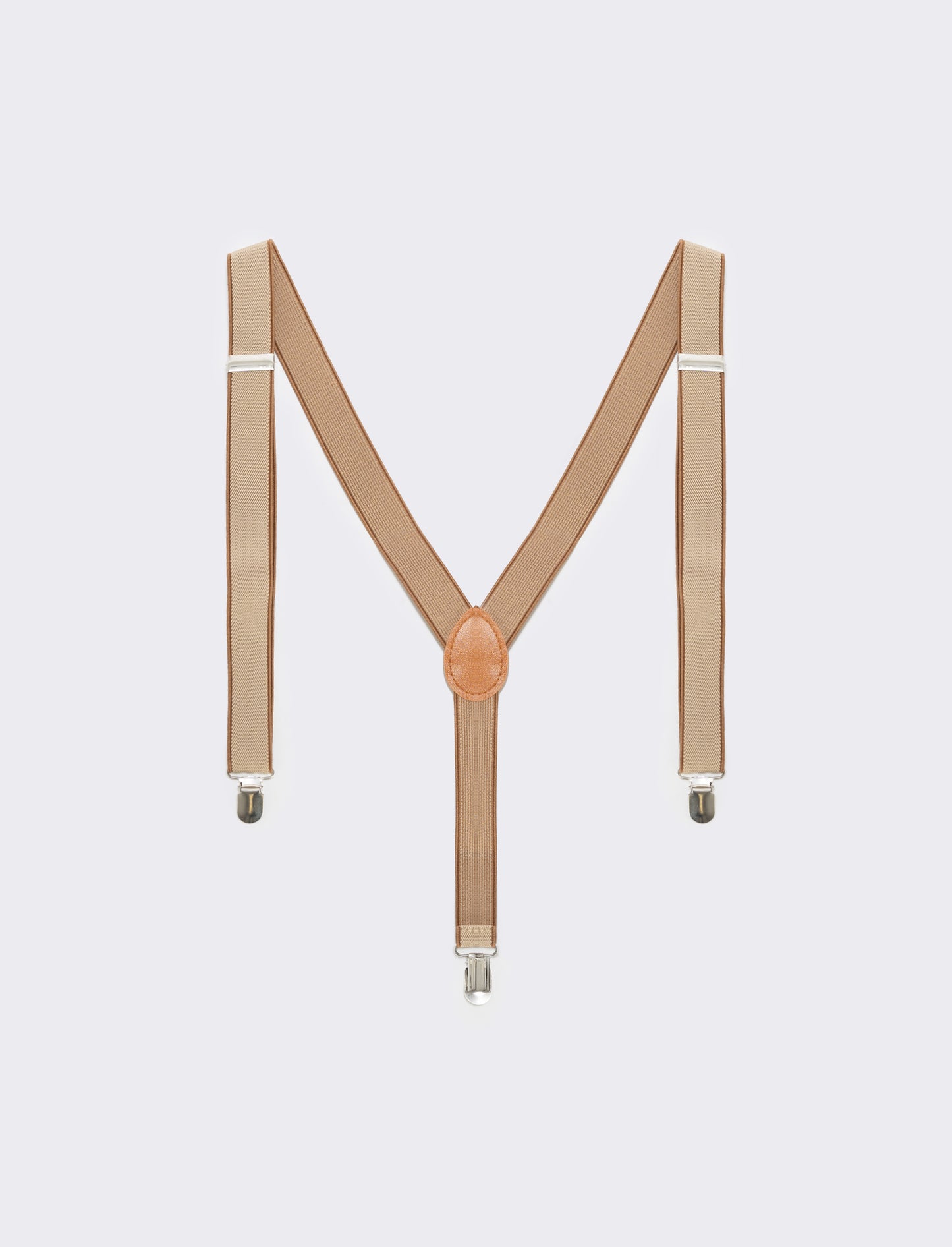 Fun and Colorful Suspenders for Kids - Beige