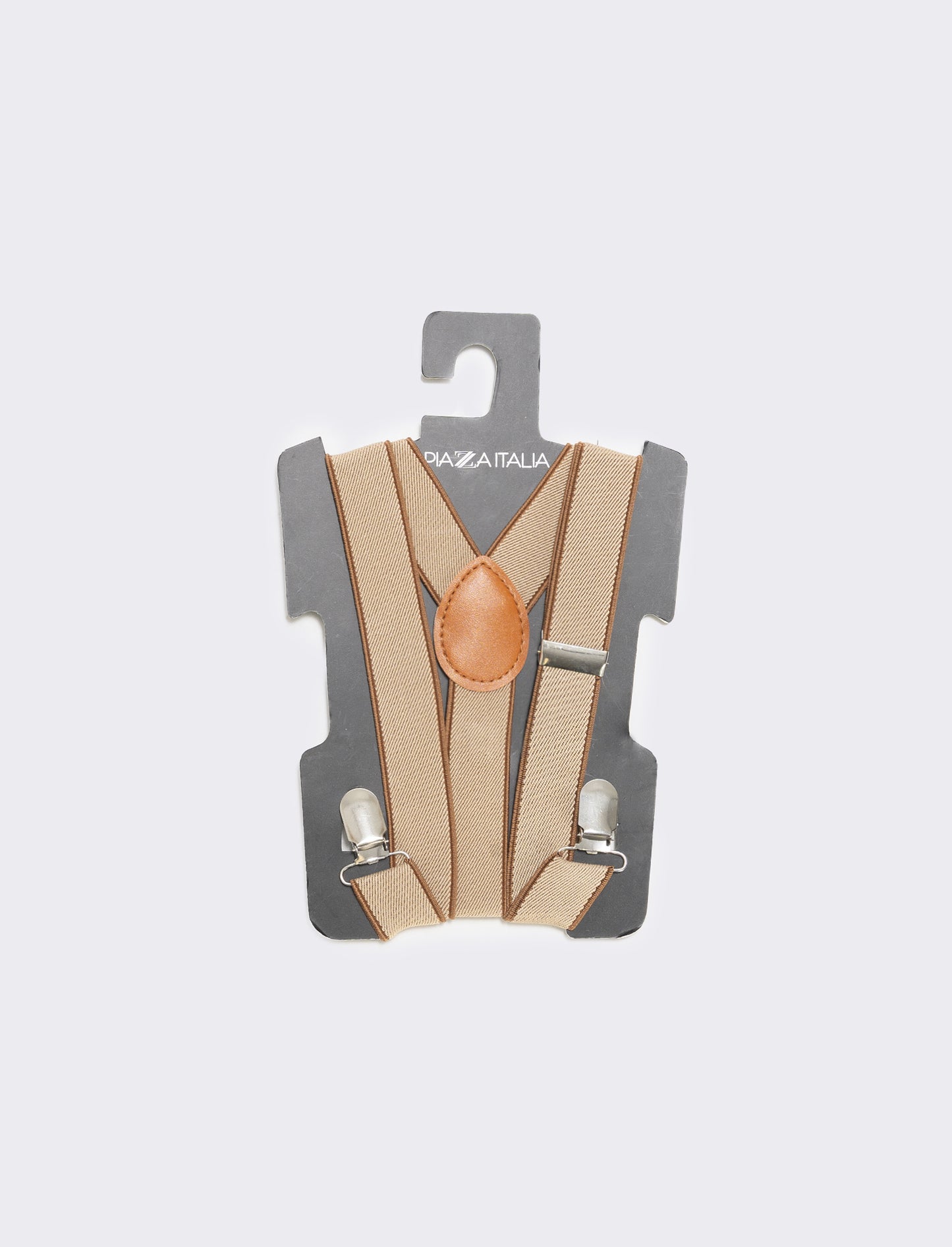 Fun and Colorful Suspenders for Kids - Beige
