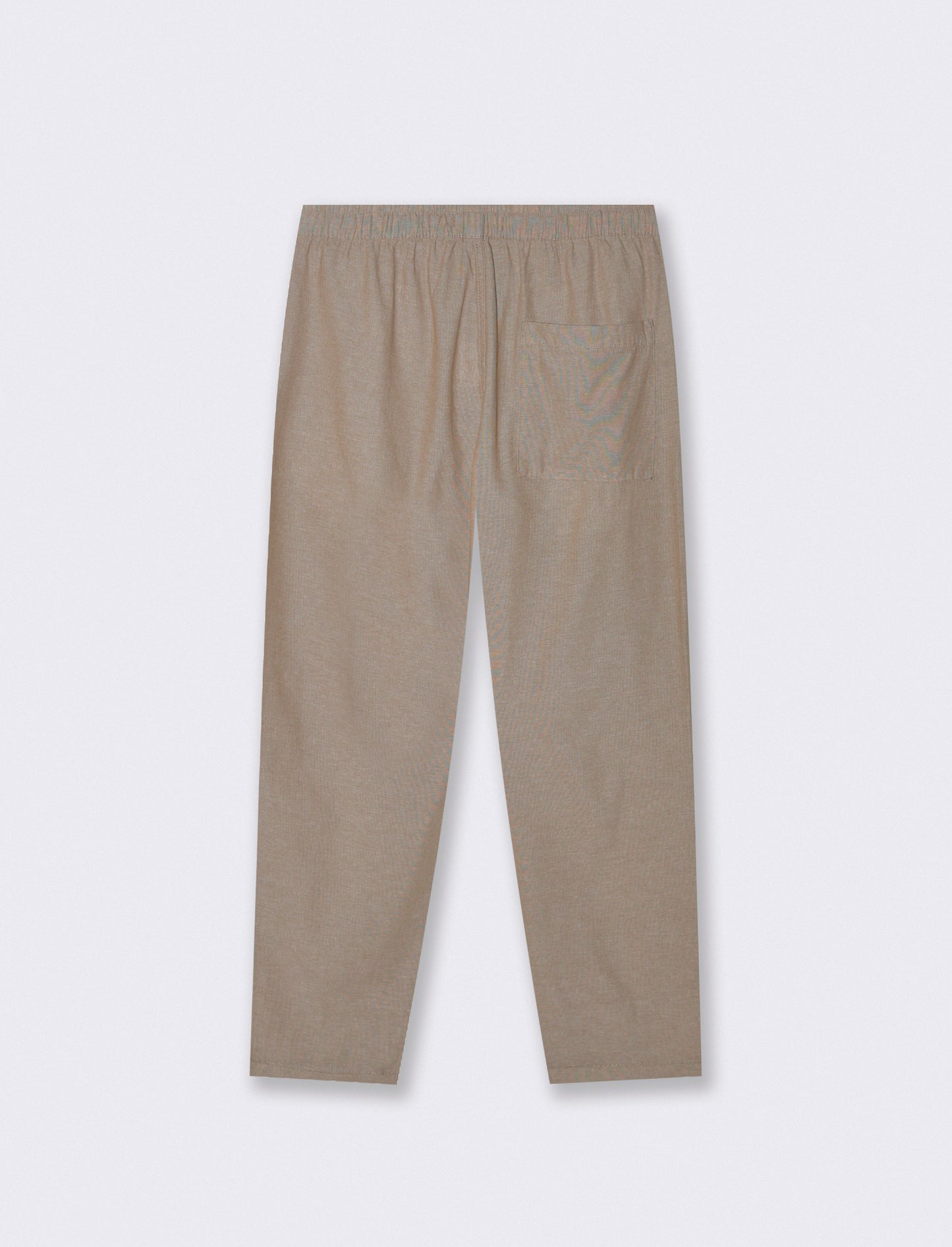 PANTALONI JOGGER IN COTONE EFFETTO MELANGE - Grigio tortora