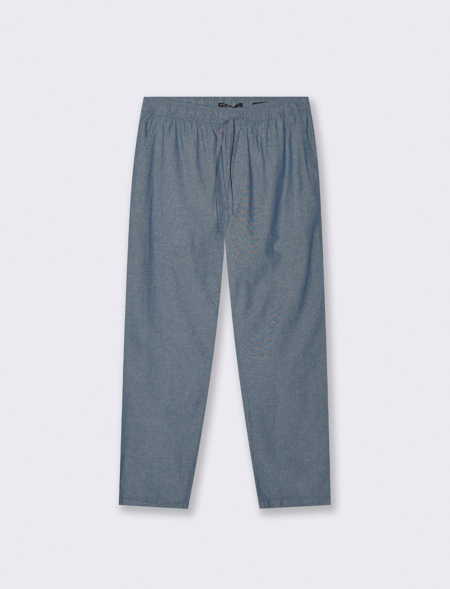 Pantaloni jogger in cotone melange - Blu
