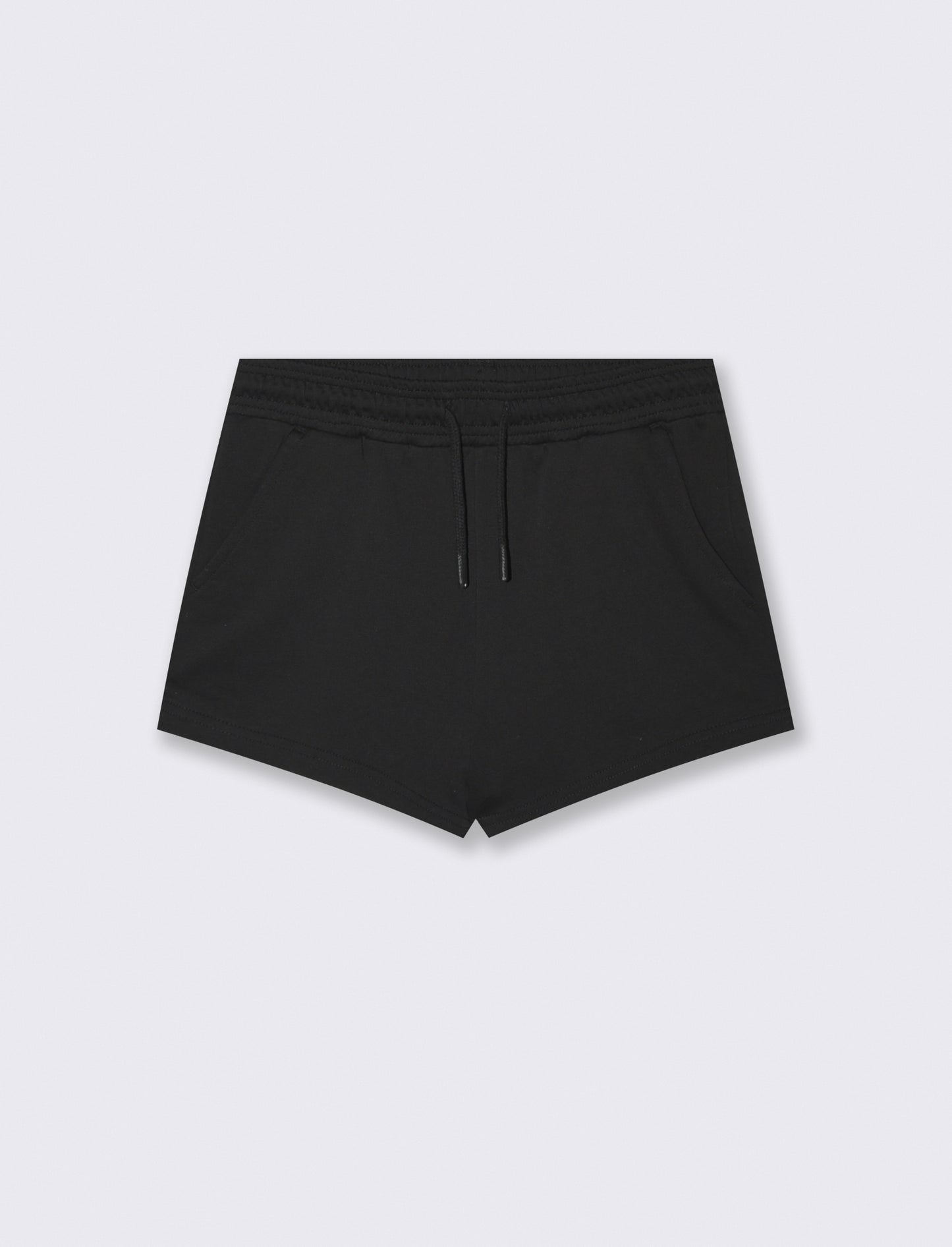Short estivo in french terry per bambina - Nero
