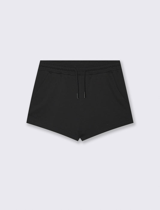 Short estivo in french terry per bambina - Nero