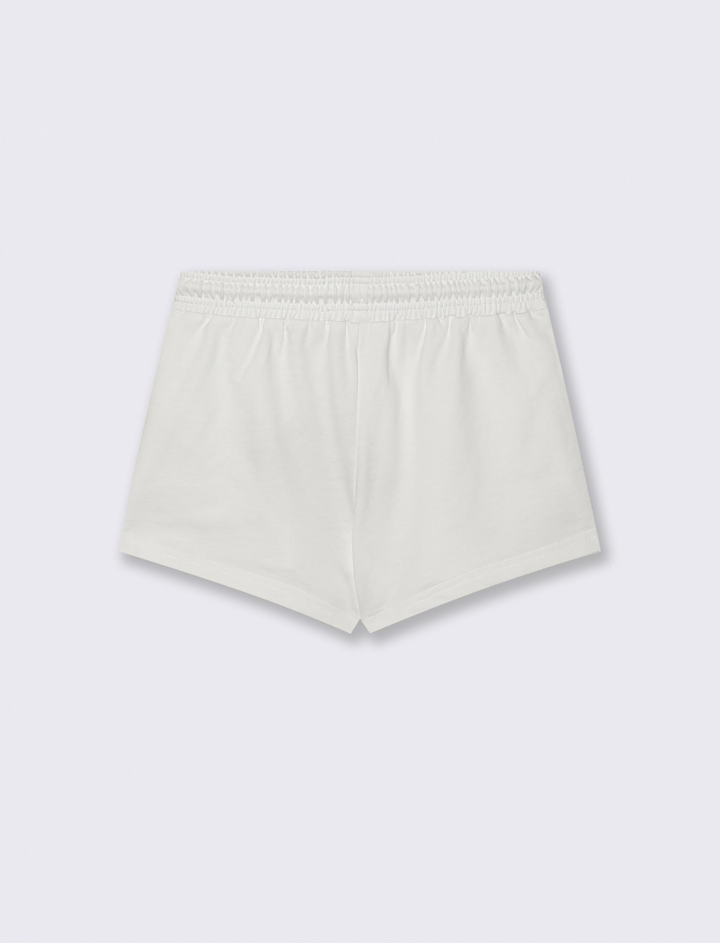 Short estivo in french terry per bambina - Bianco
