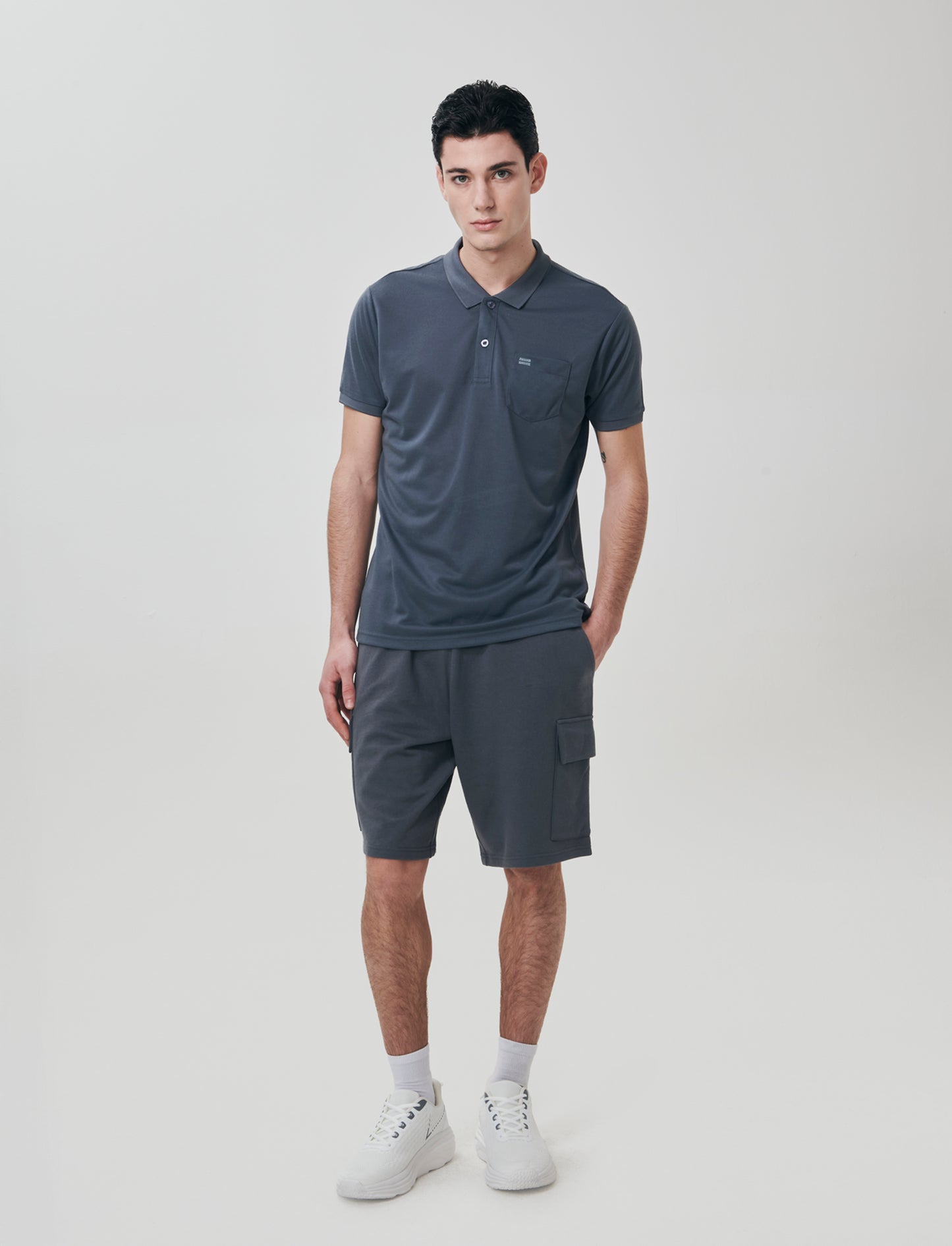 Bermuda felpa jogger con tasche laterali - Avion