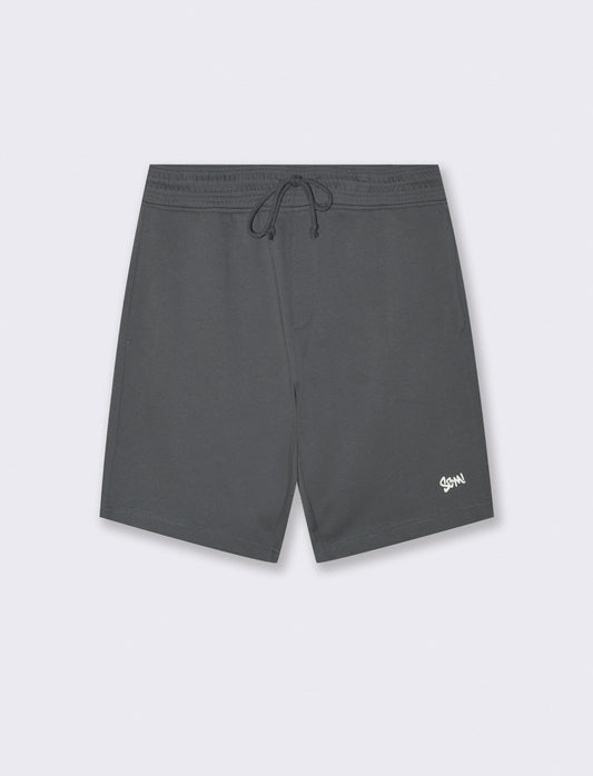Bermuda sweatshirt with jogger waist - Blue
