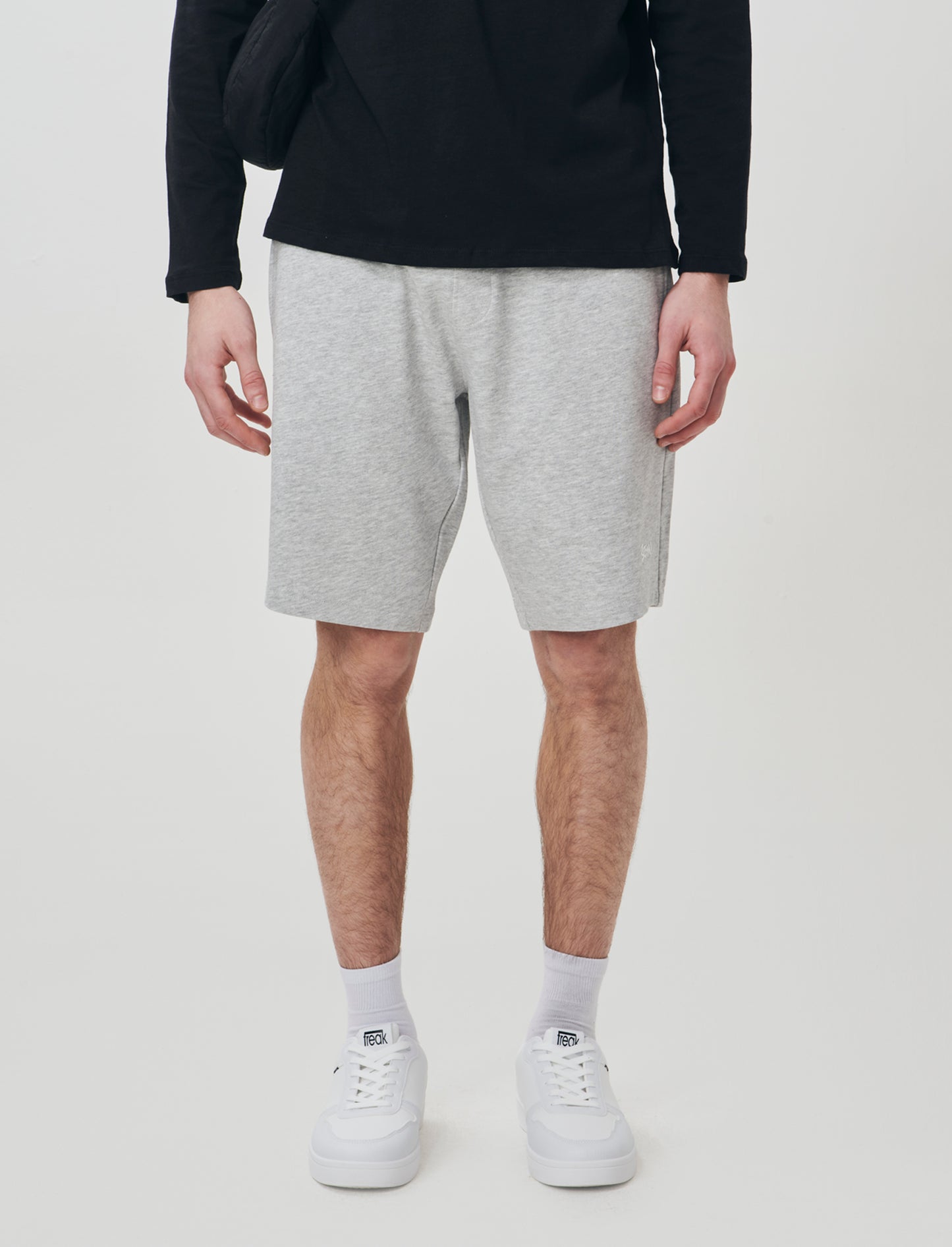 Bermuda sweatshirt with jogger waist - Grey