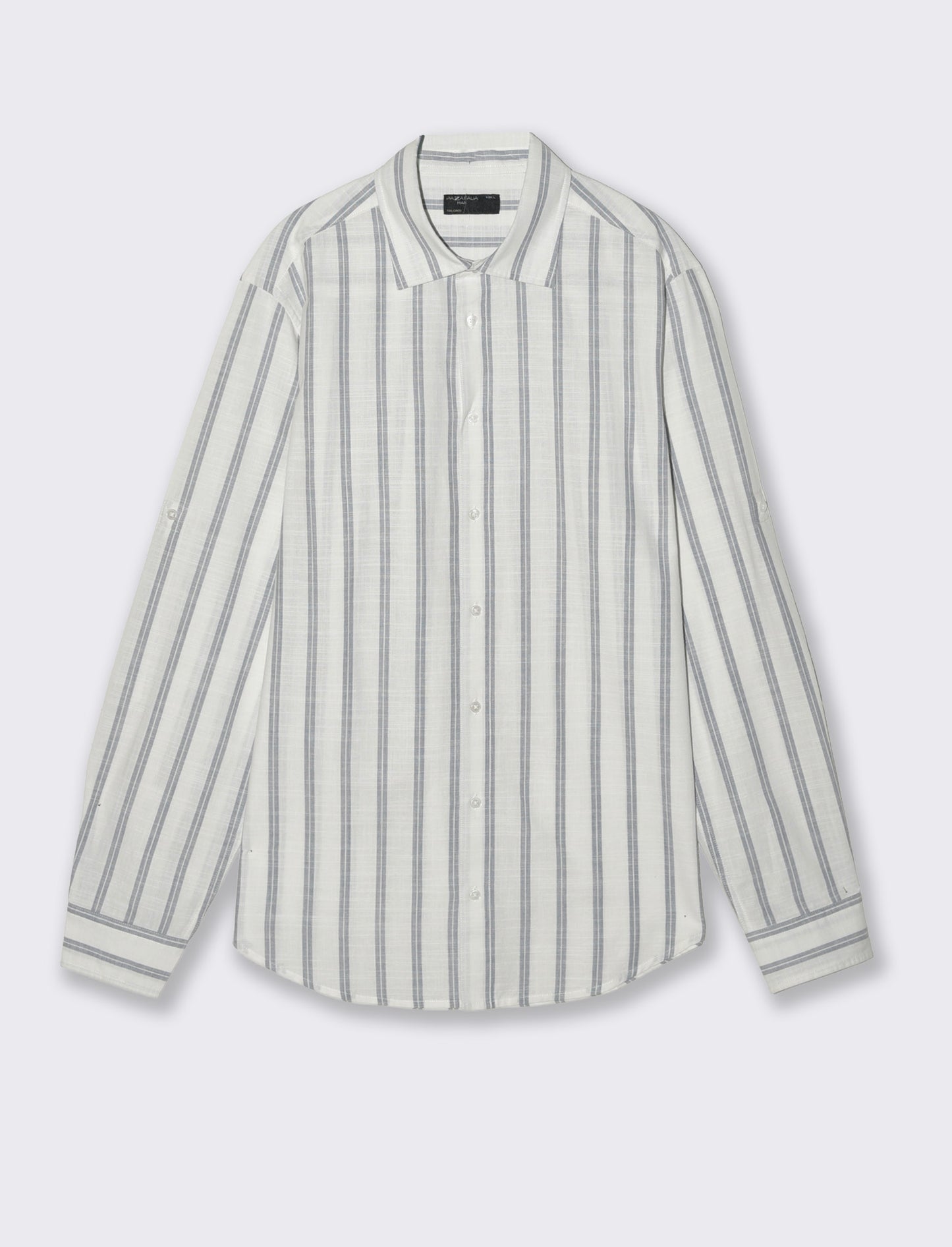 Camicia a righe con collo francese - CARTA DA ZUCCHERO