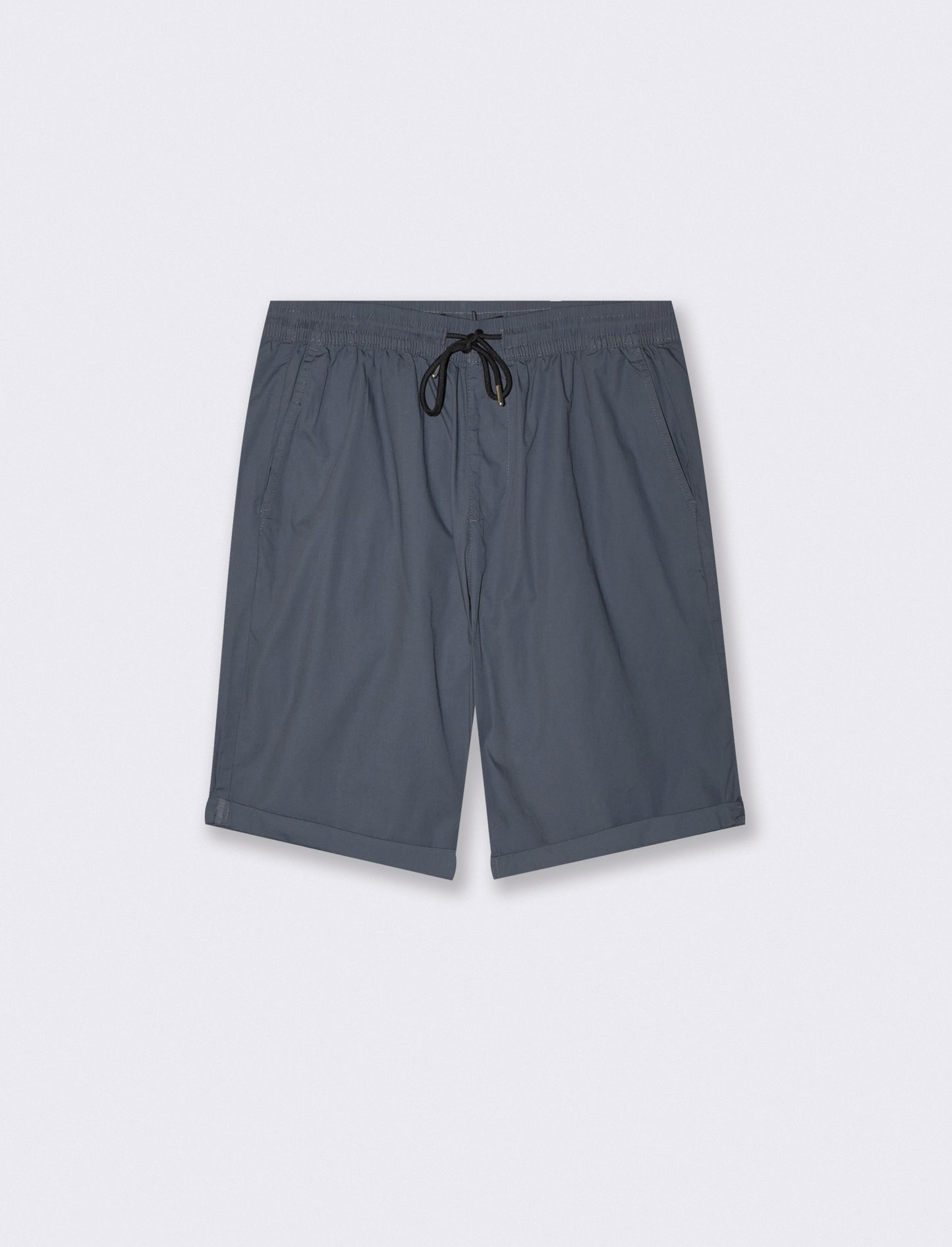 Lightweight Cotton Bermuda Jogger Comfortable Fit - Blue
