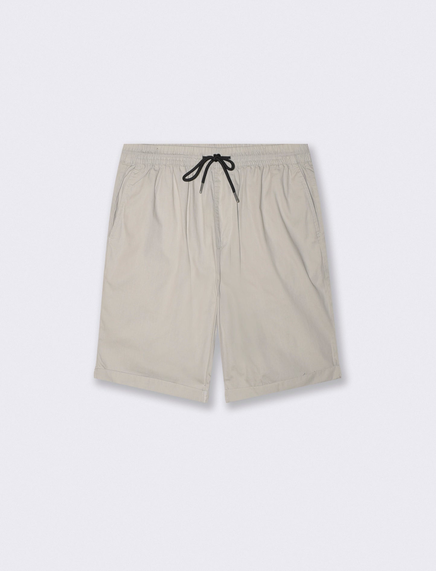 Lightweight Cotton Bermuda Jogger Comfortable Fit - Grey