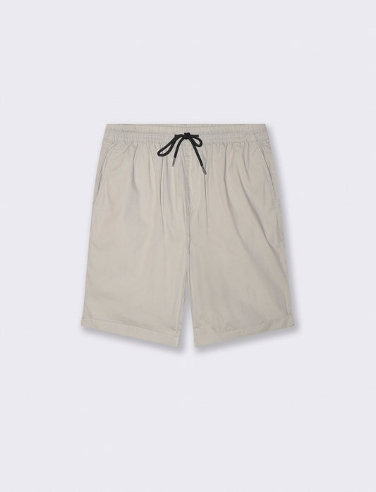 Lightweight Cotton Bermuda Jogger Comfortable Fit - Grey