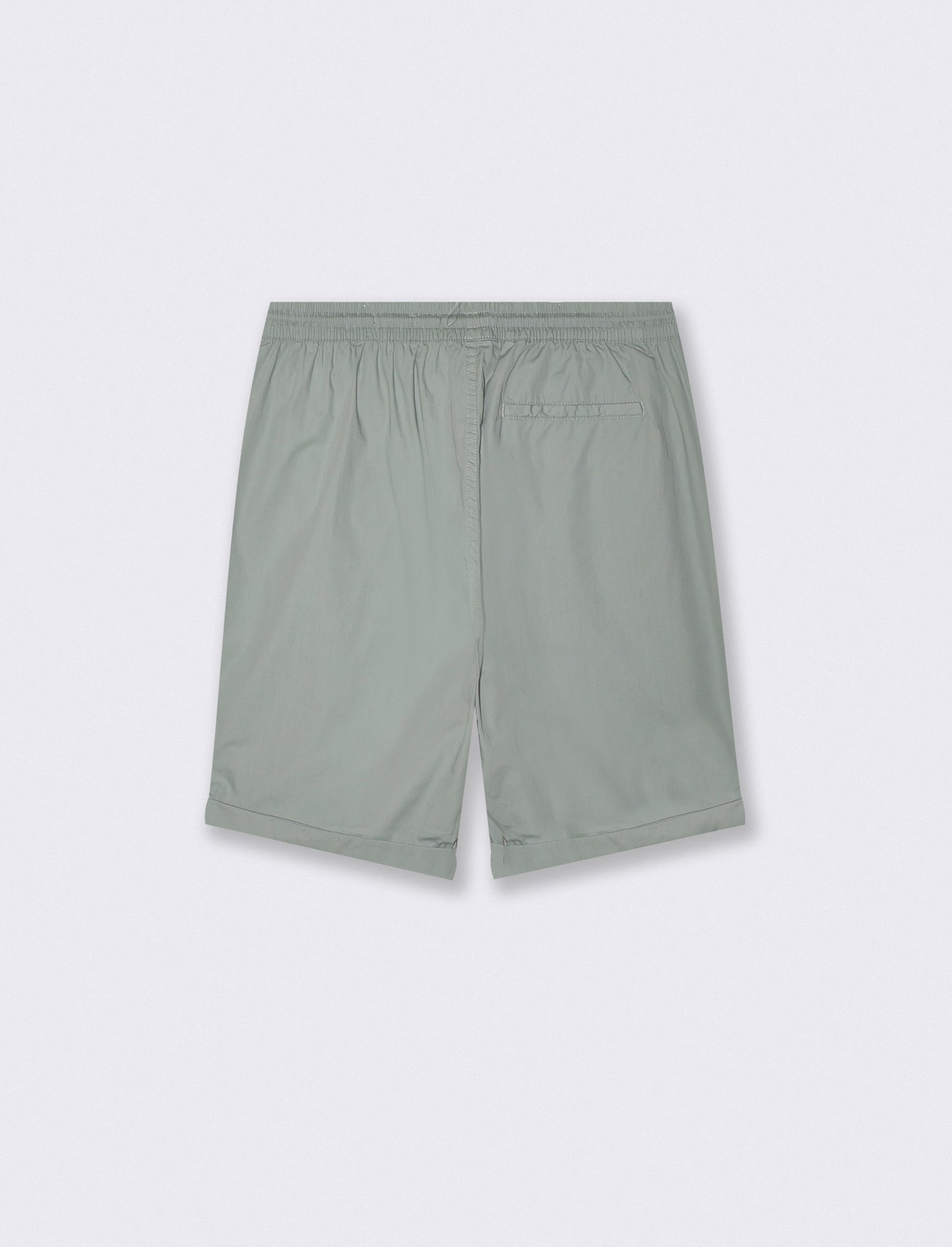 Lightweight Cotton Bermuda Jogger Comfortable Fit - Green