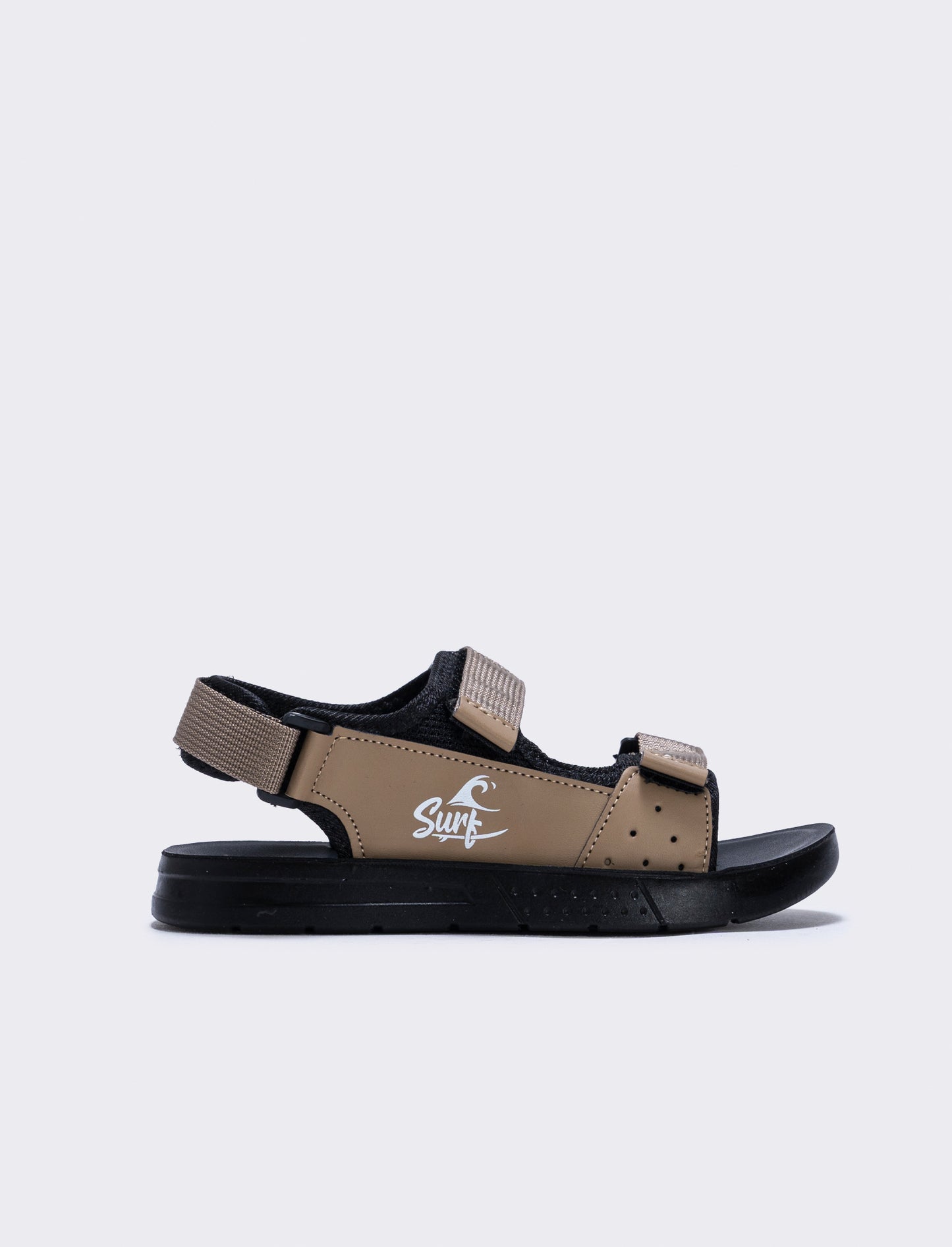 Child's polyurethane sandal with straps - Grey