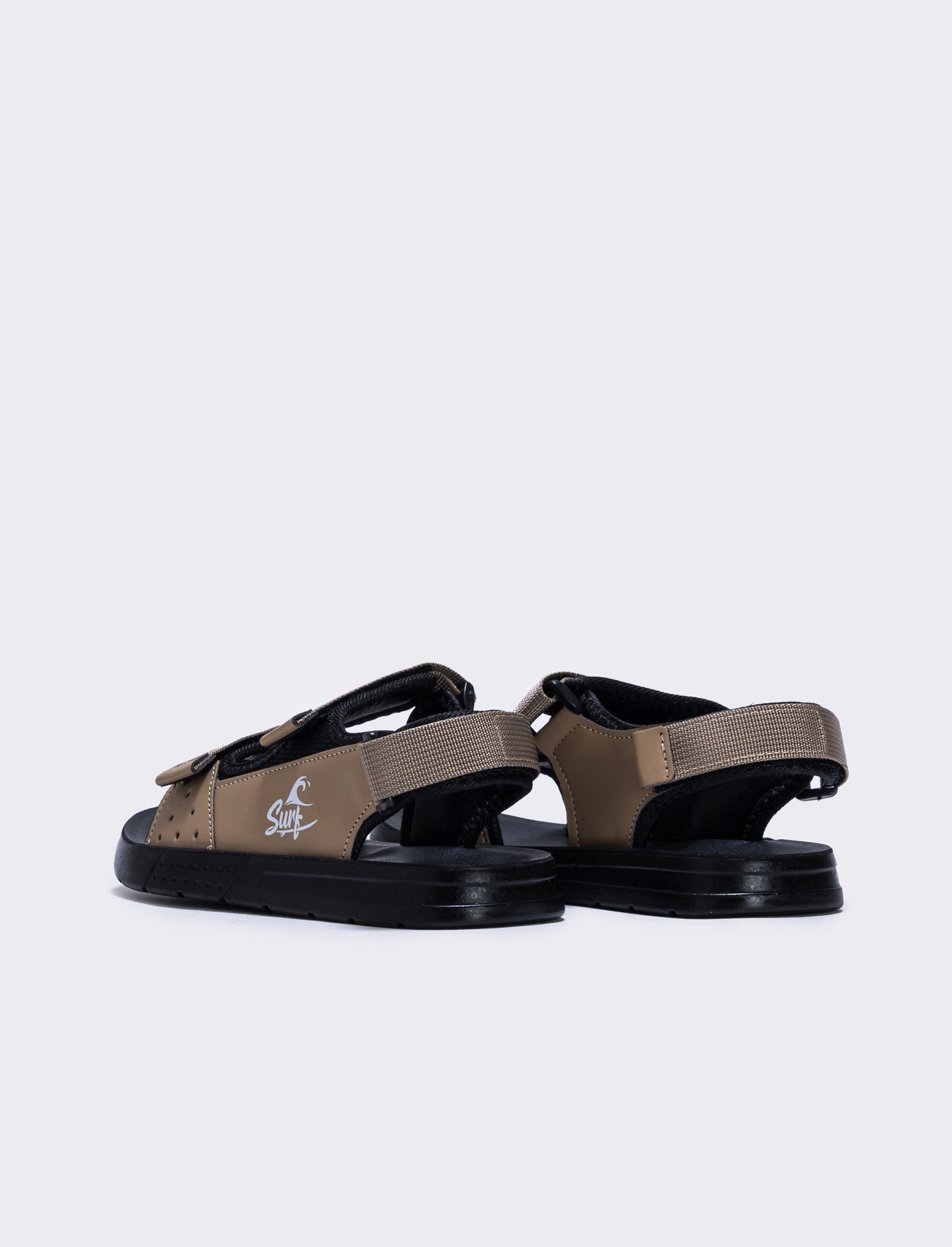 Child's polyurethane sandal with straps - Grey