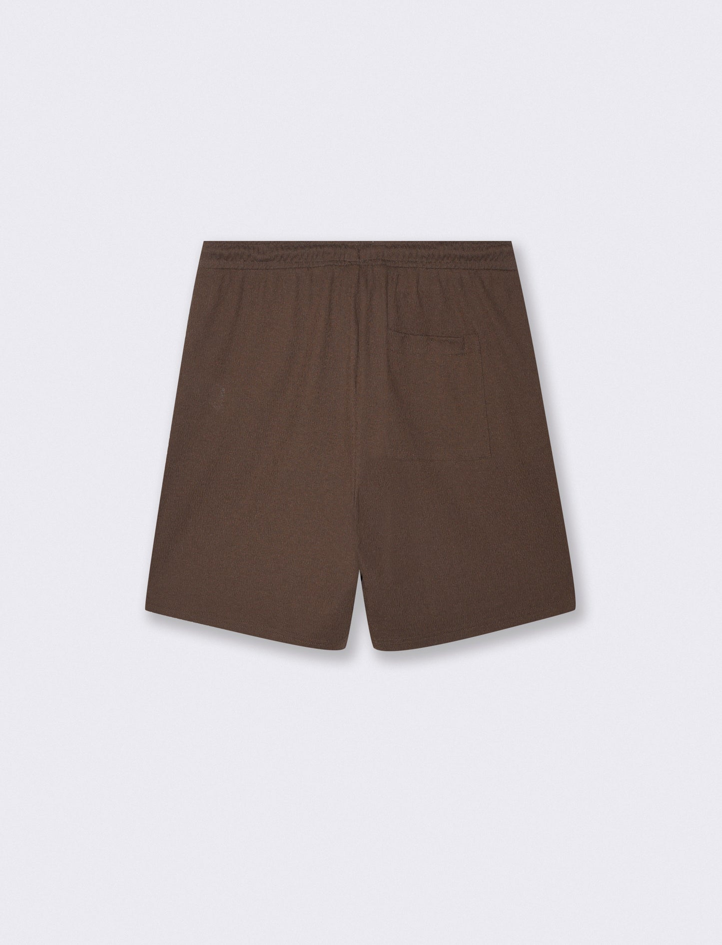 Bermuda Jogger in Jacquard VestibilitÃ  Relaxed - Brown