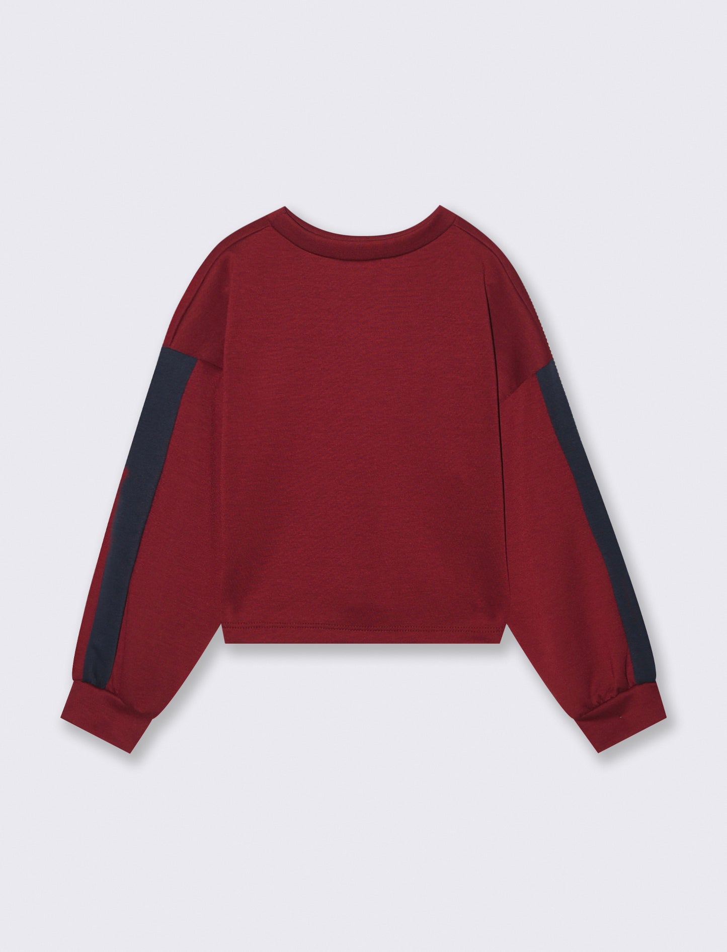 Felpa cropped stile college - Bordeaux