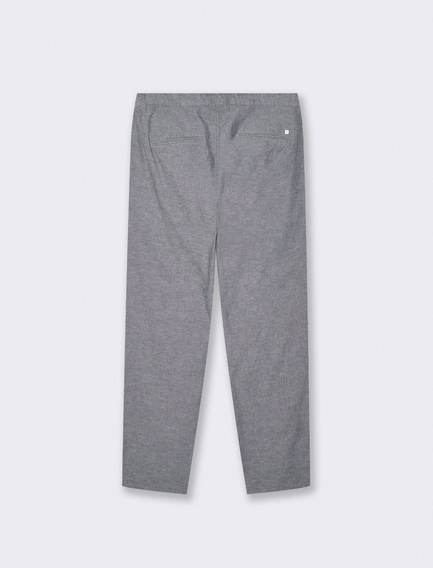 Pantaloni Chino Slim Fit in Lino - Blu