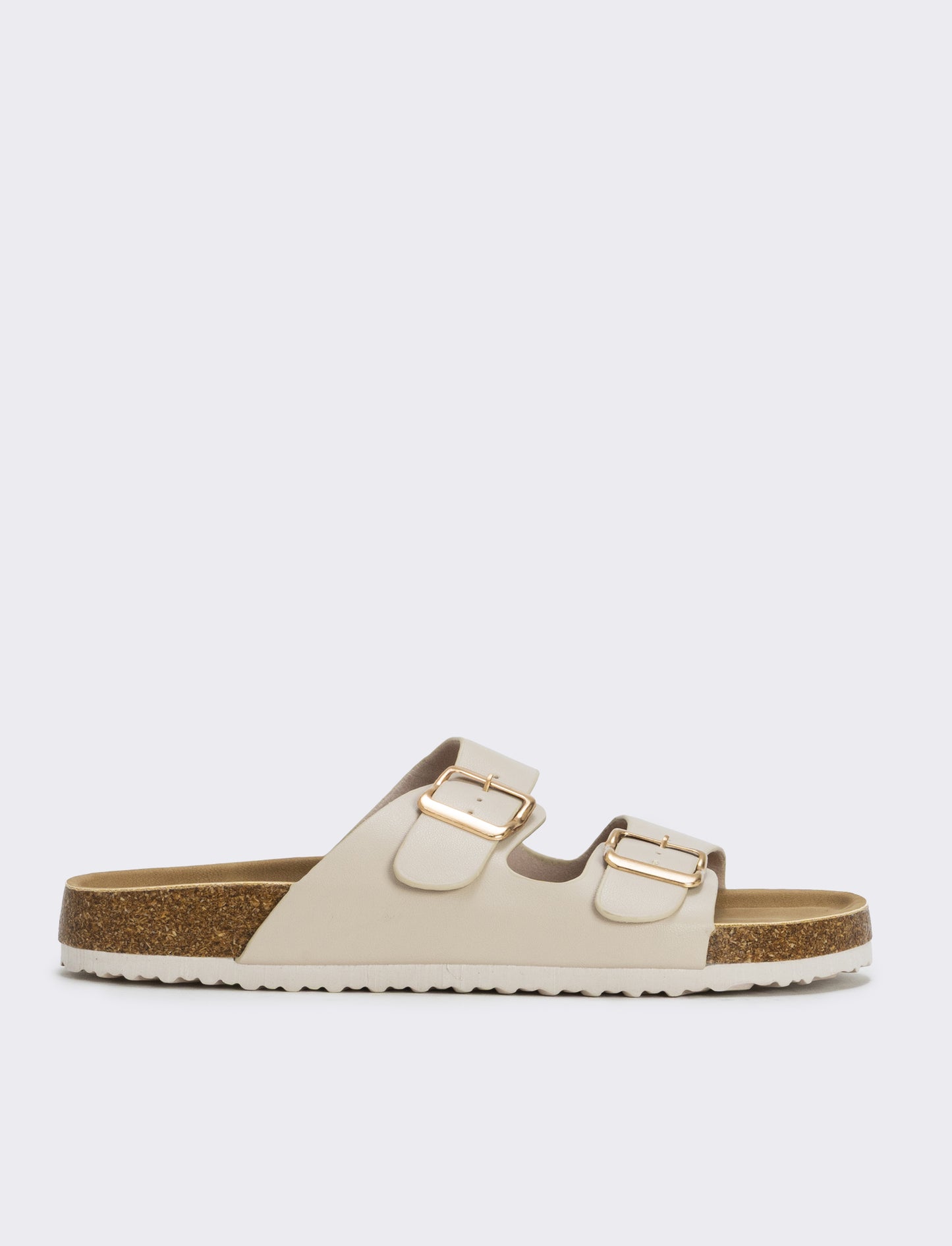Double buckle sandal with adjustable straps - Pink