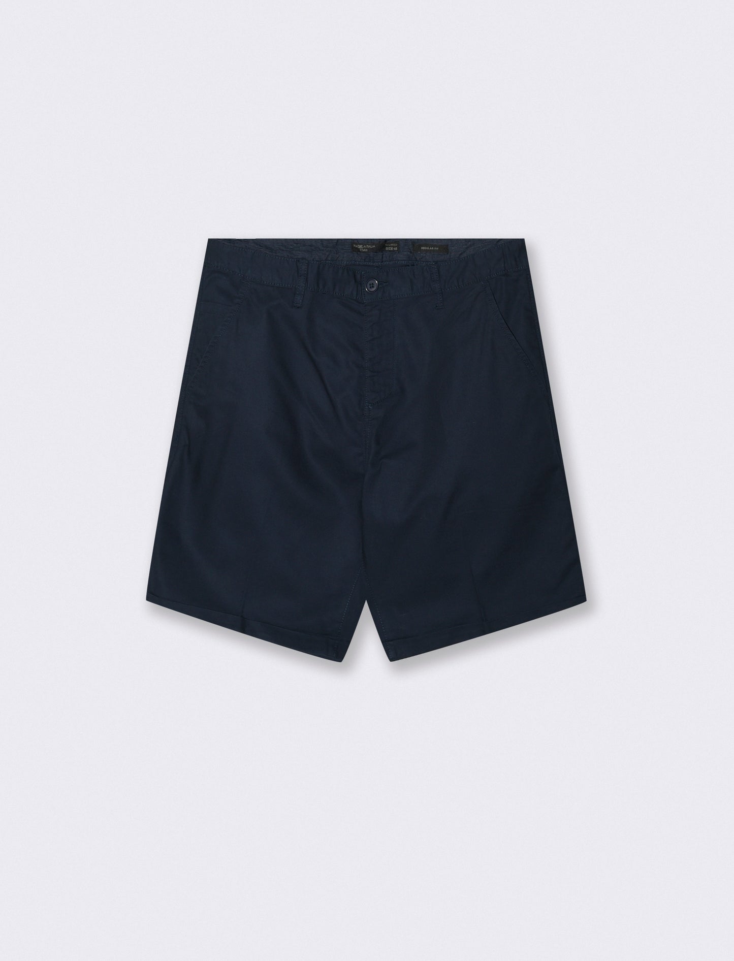 BERMUDA CHINO REGULAR FIT - Blu