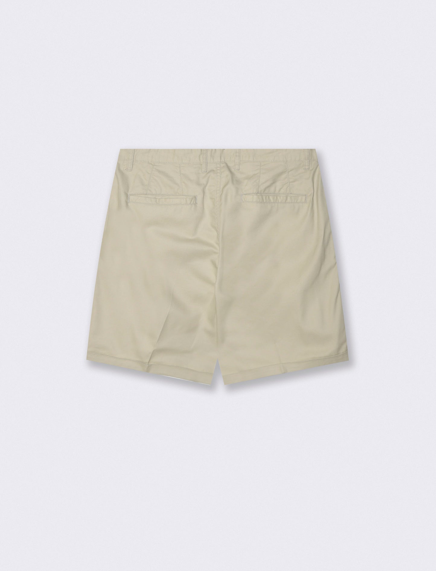 Bermuda Chino Regular Fit in Twill di Cotone - Sabbia