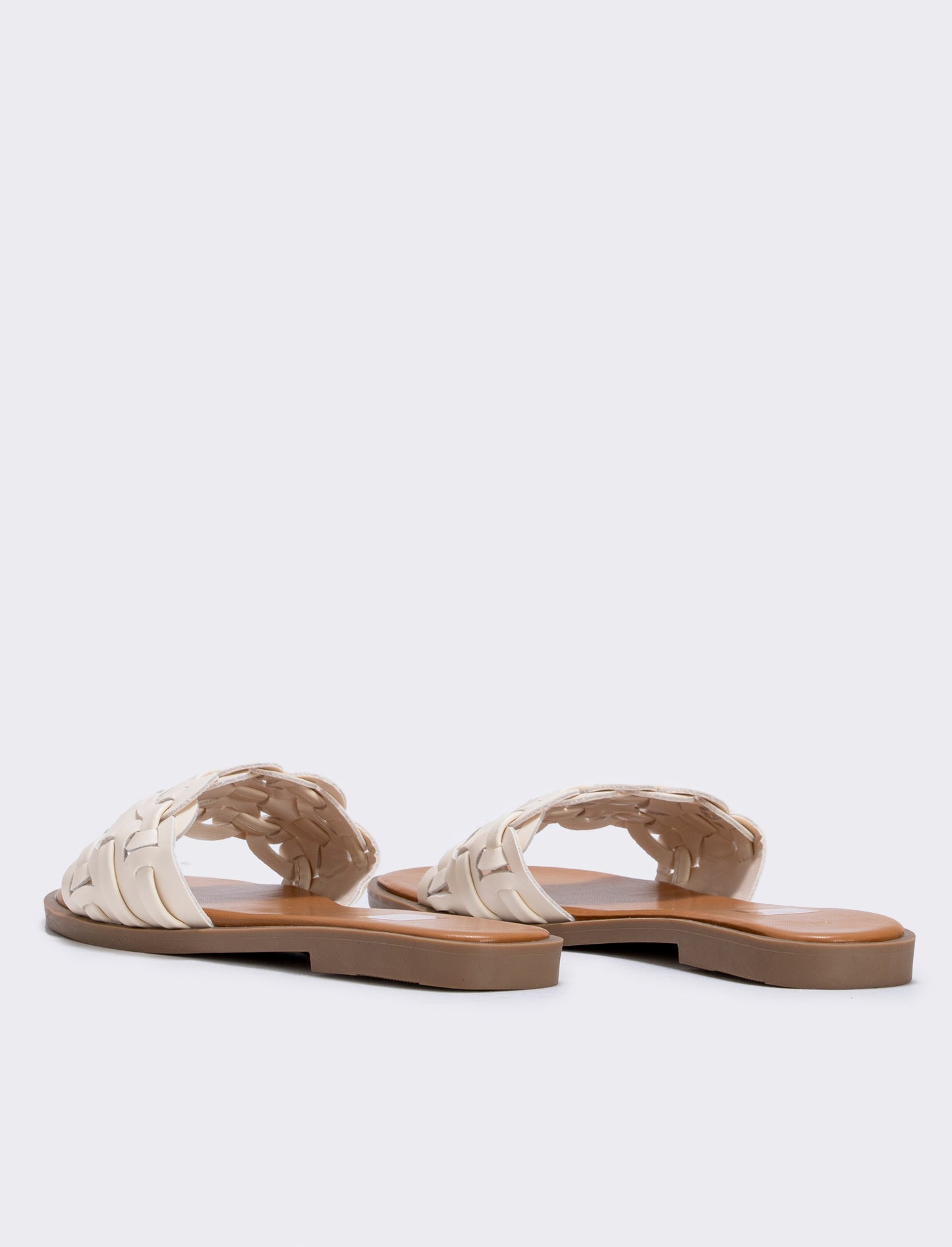 Mule intrecciata da donna - Bianco