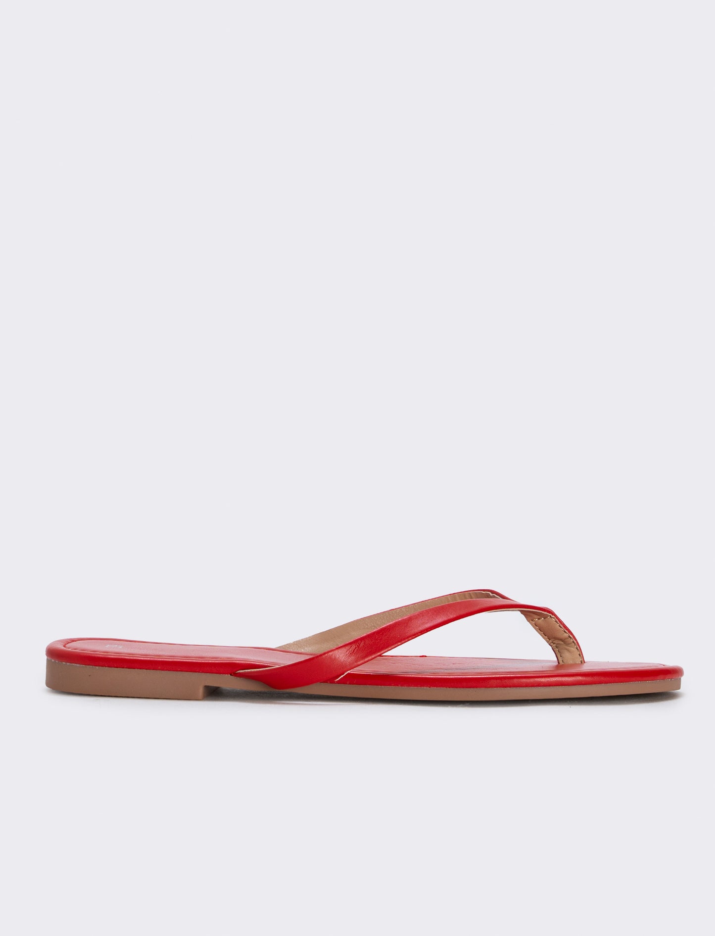 Infradito minimal da in poliuretano - Rosso