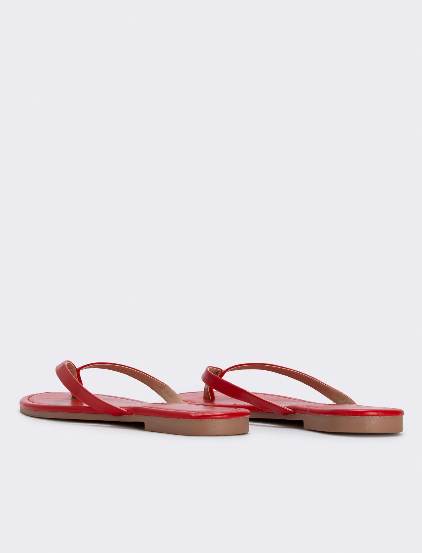 Infradito minimal da in poliuretano - Rosso