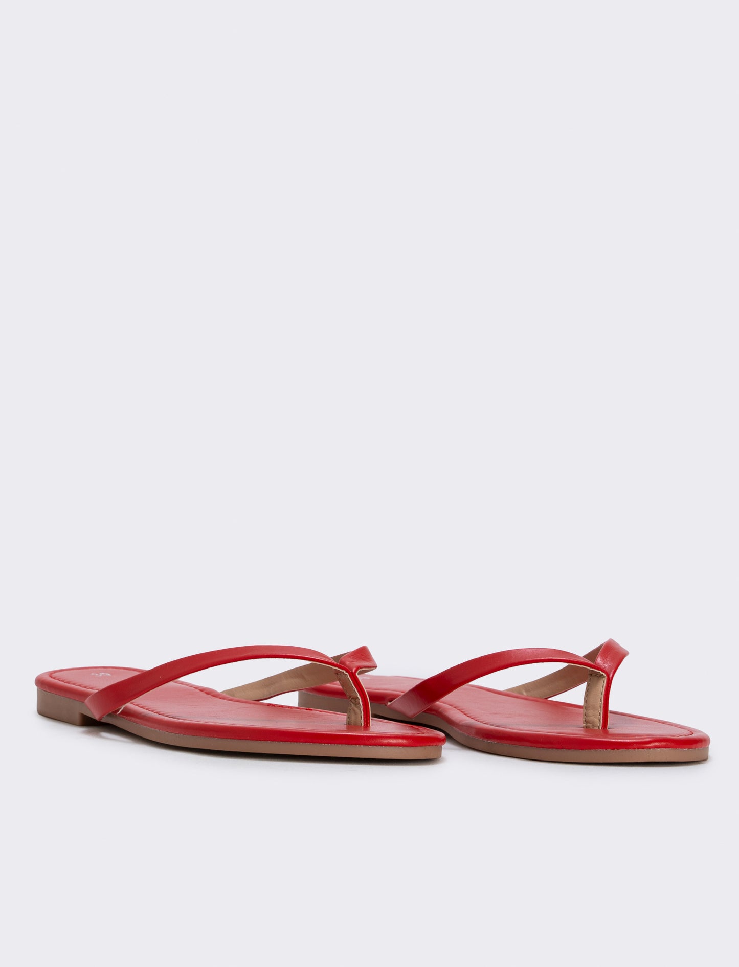 Infradito minimal da in poliuretano - Rosso