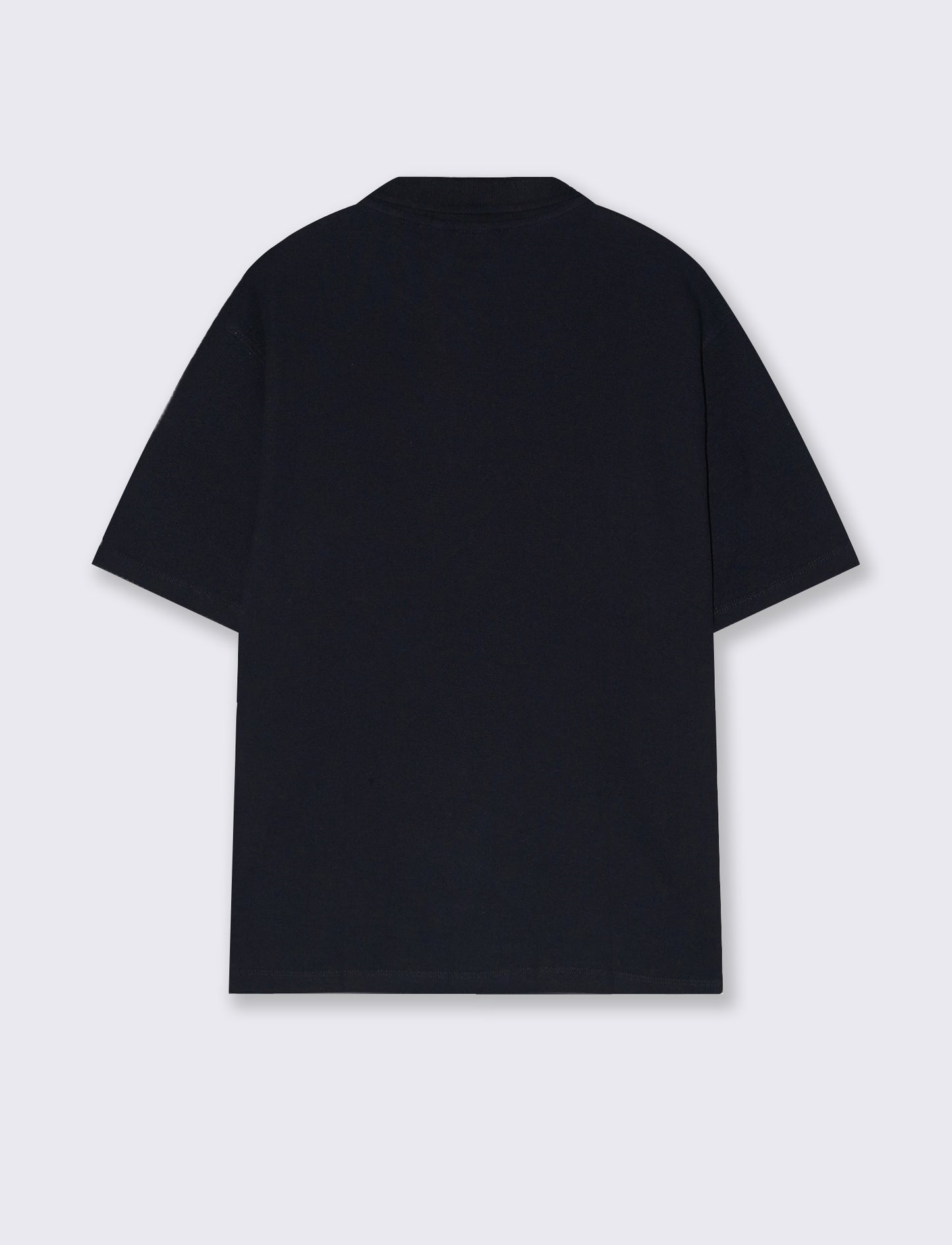Polo Collo Derby in Micro Waffle - Blu