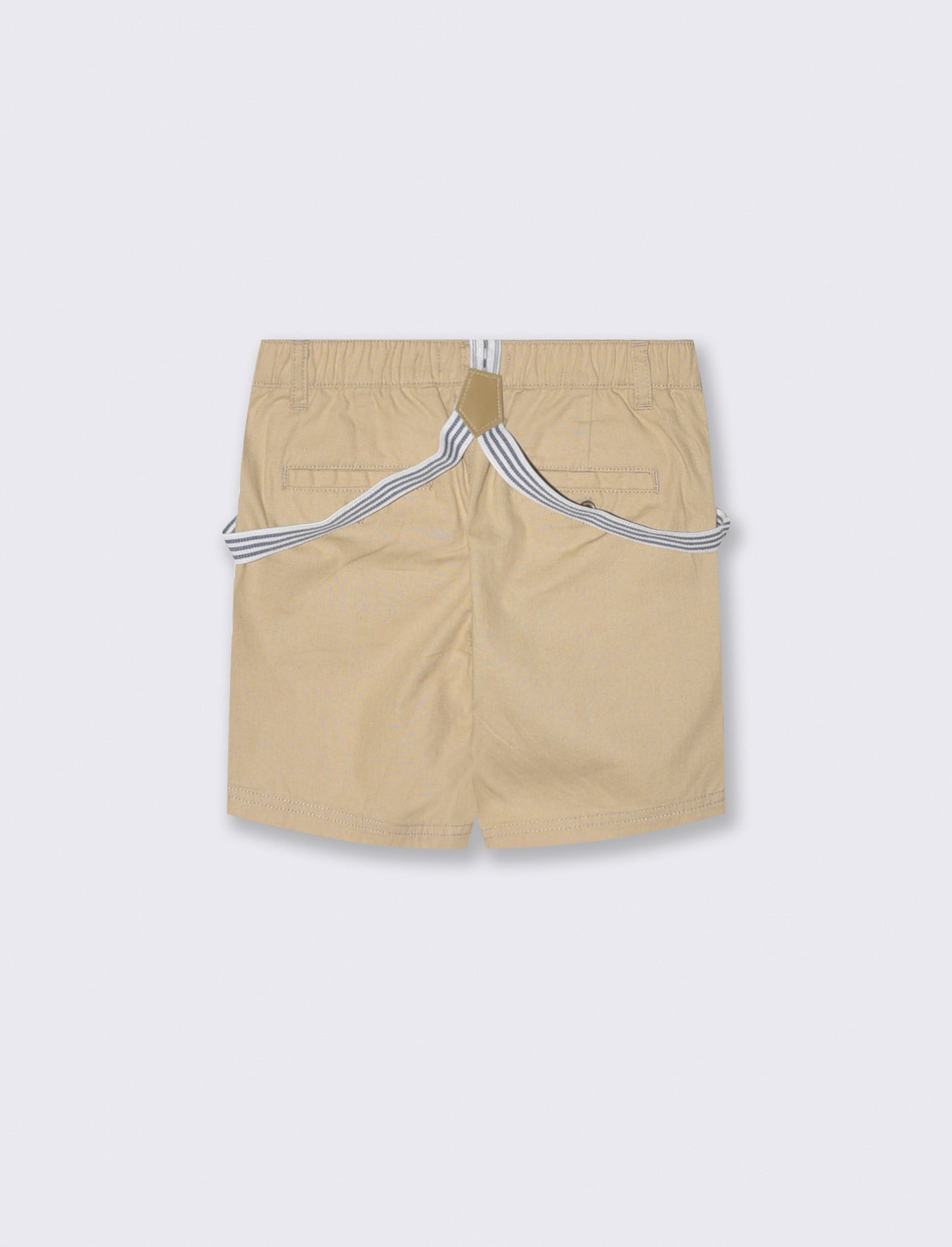 Camicia stampata manica corta palme - Beige