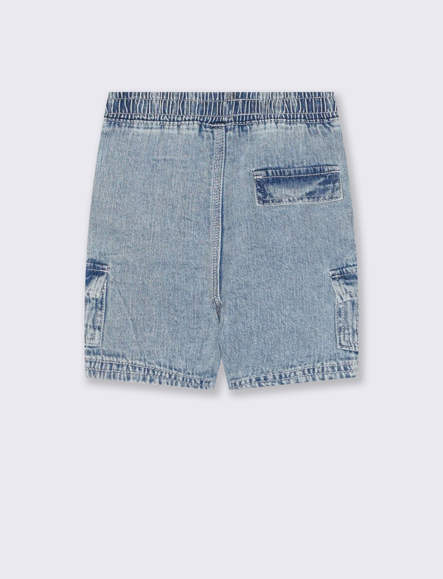 Bermuda cargo in denim per outfit trendy - Denim