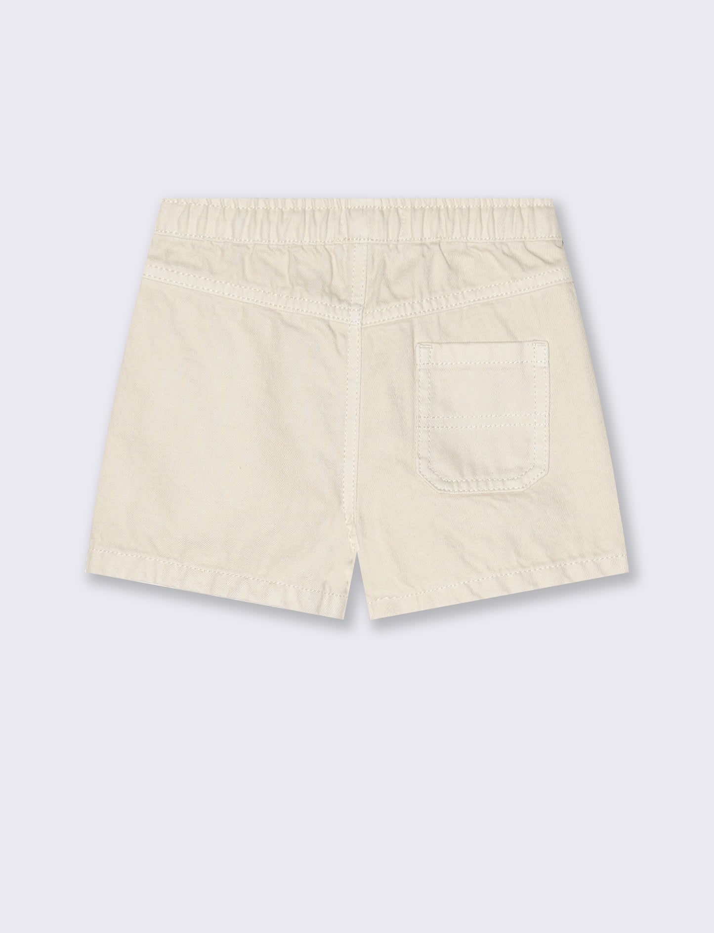 Bermuda ampi con inserti a contrasto - Beige