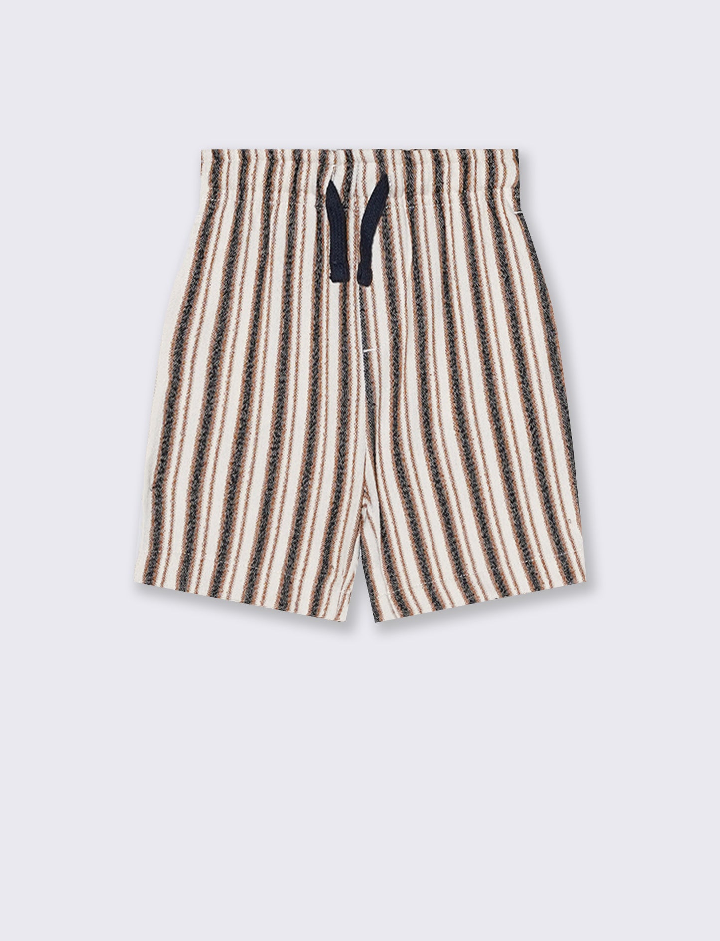 Bermuda rigati con coulisse e tasche - Righe