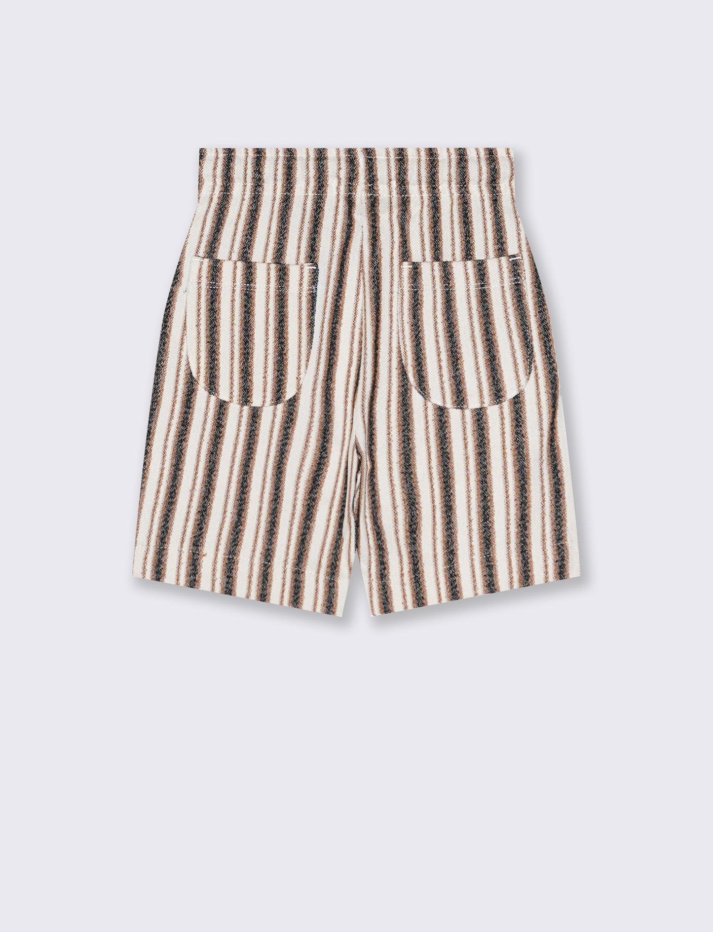 Bermuda rigati con coulisse e tasche - Righe