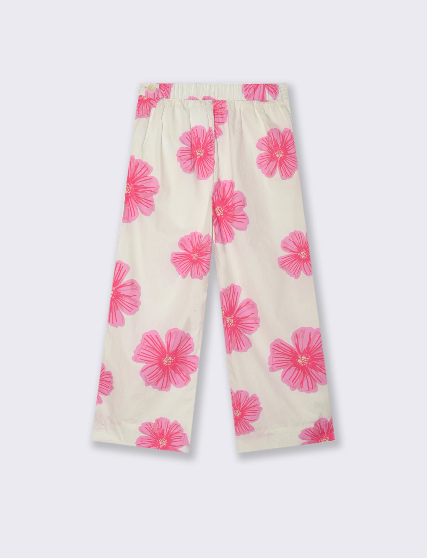Pantaloni Palazzo Floreali con Vita Elastica - Fantasia