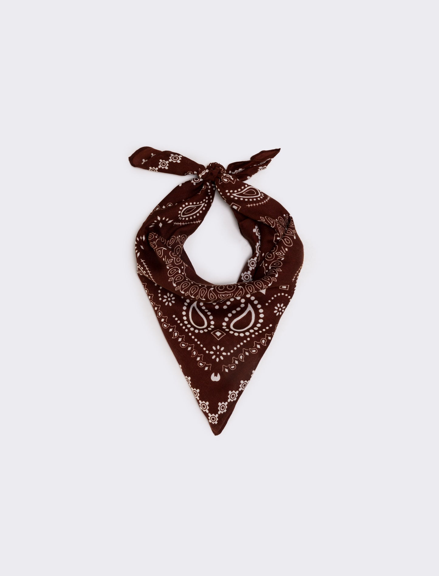 Foulard stampato con anello - coccio