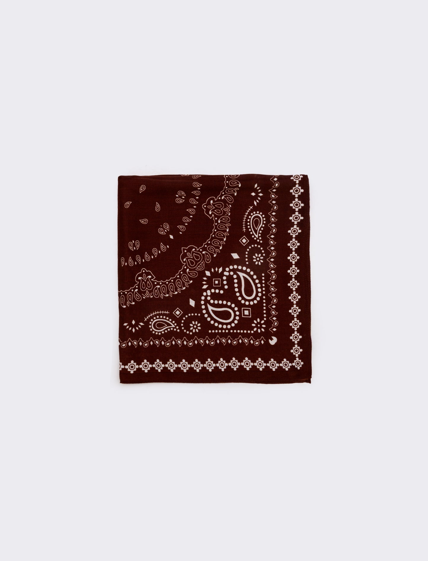 Foulard stampato con anello - coccio