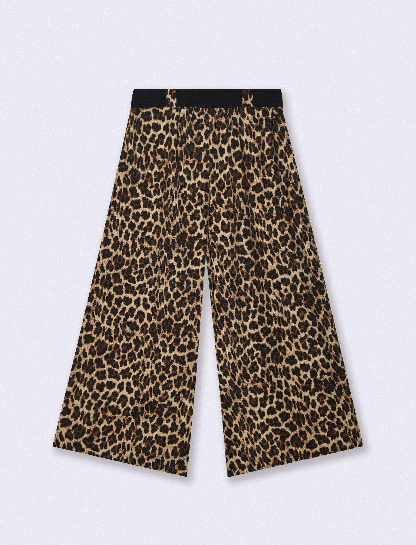 Pantalone stampato con cintura in tessuto - Maculato