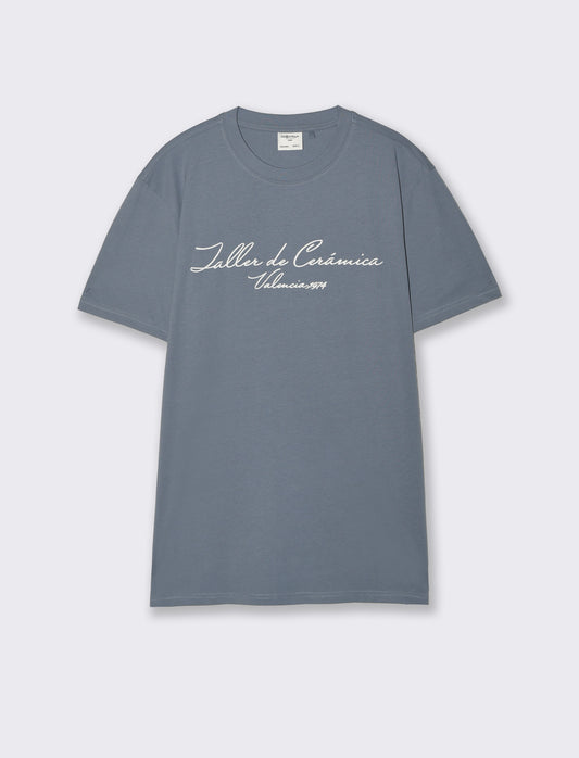 T-shirt girocollo con stampa 3D effetto - CARTA DA ZUCCHERO