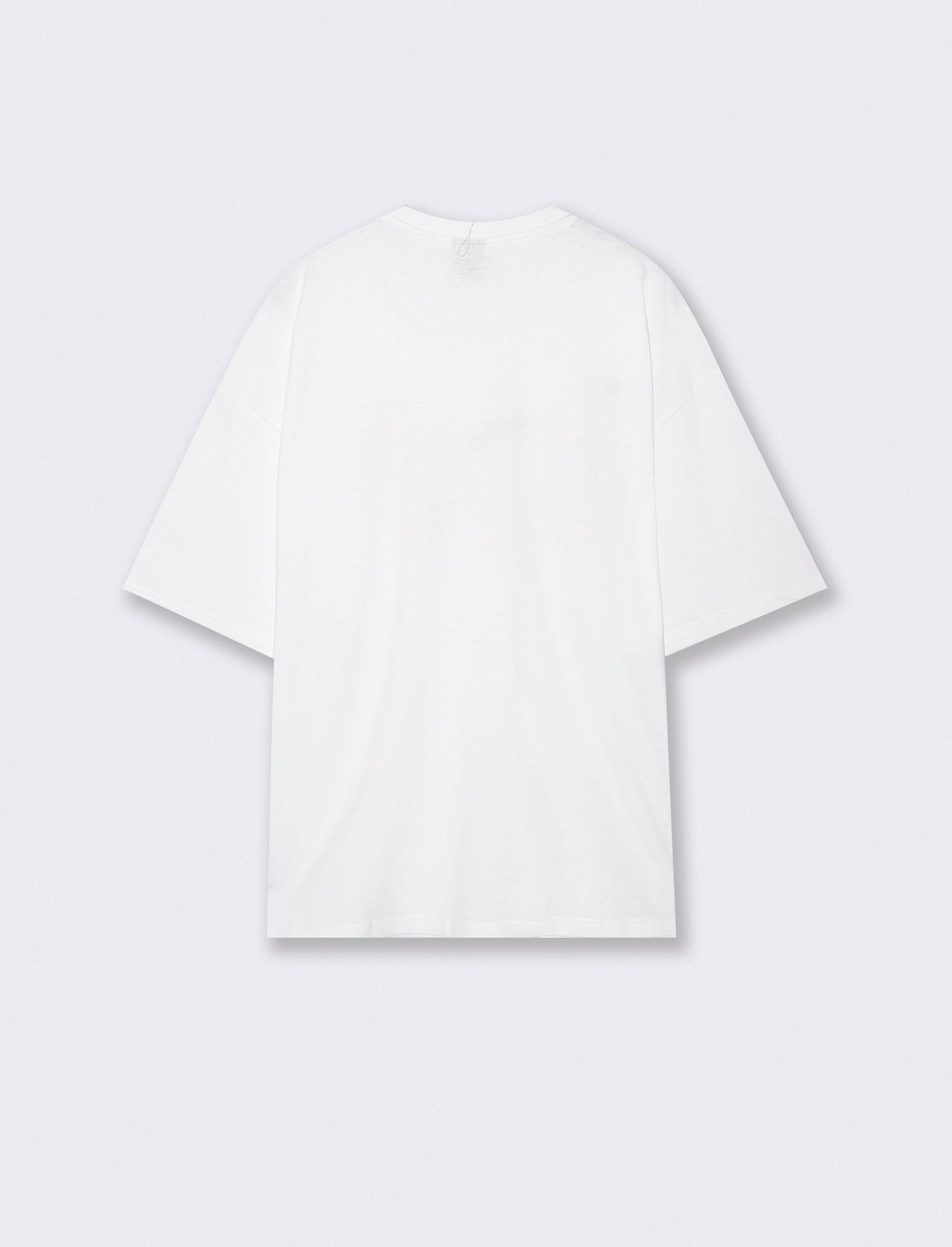 T-shirt puff e ricamo a contrasto - Bianco