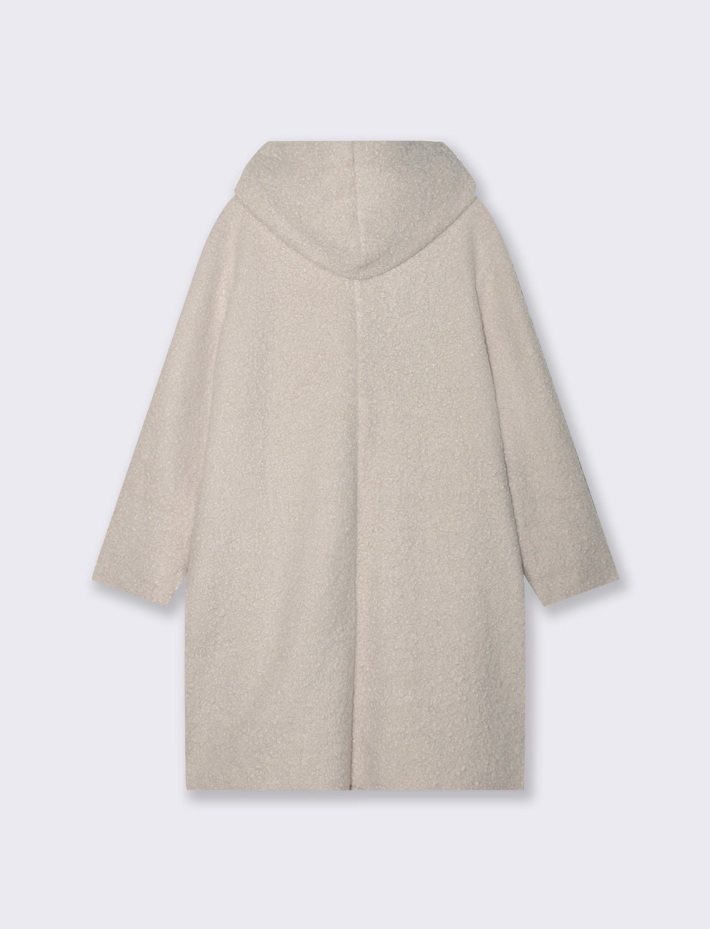 CAPPOTTO CON CAPPUCCIO - Vaniglia