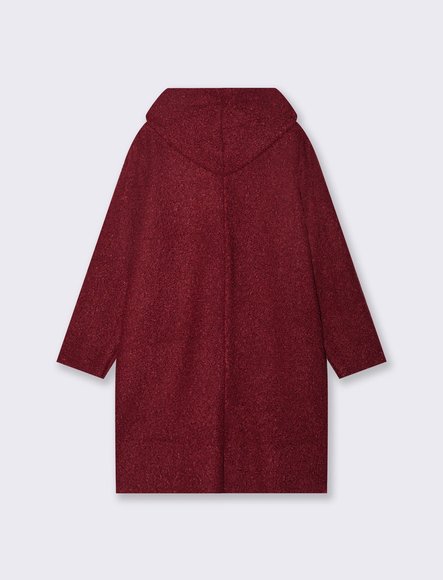 CAPPOTTO CON CAPPUCCIO - Bordeaux