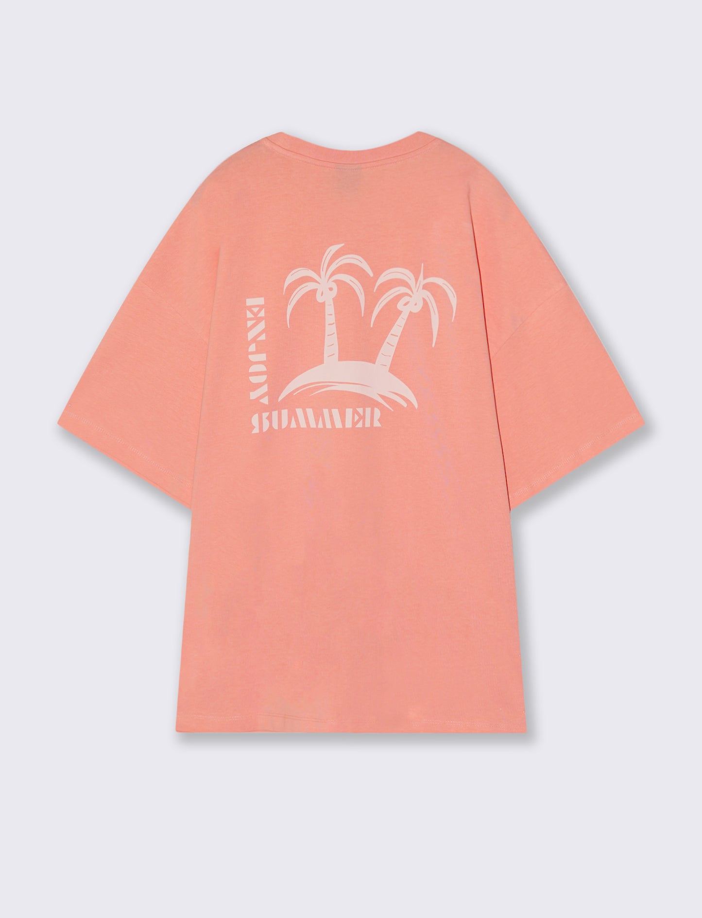 Boxy Fit Super Soft T-shirt with Print - Orange